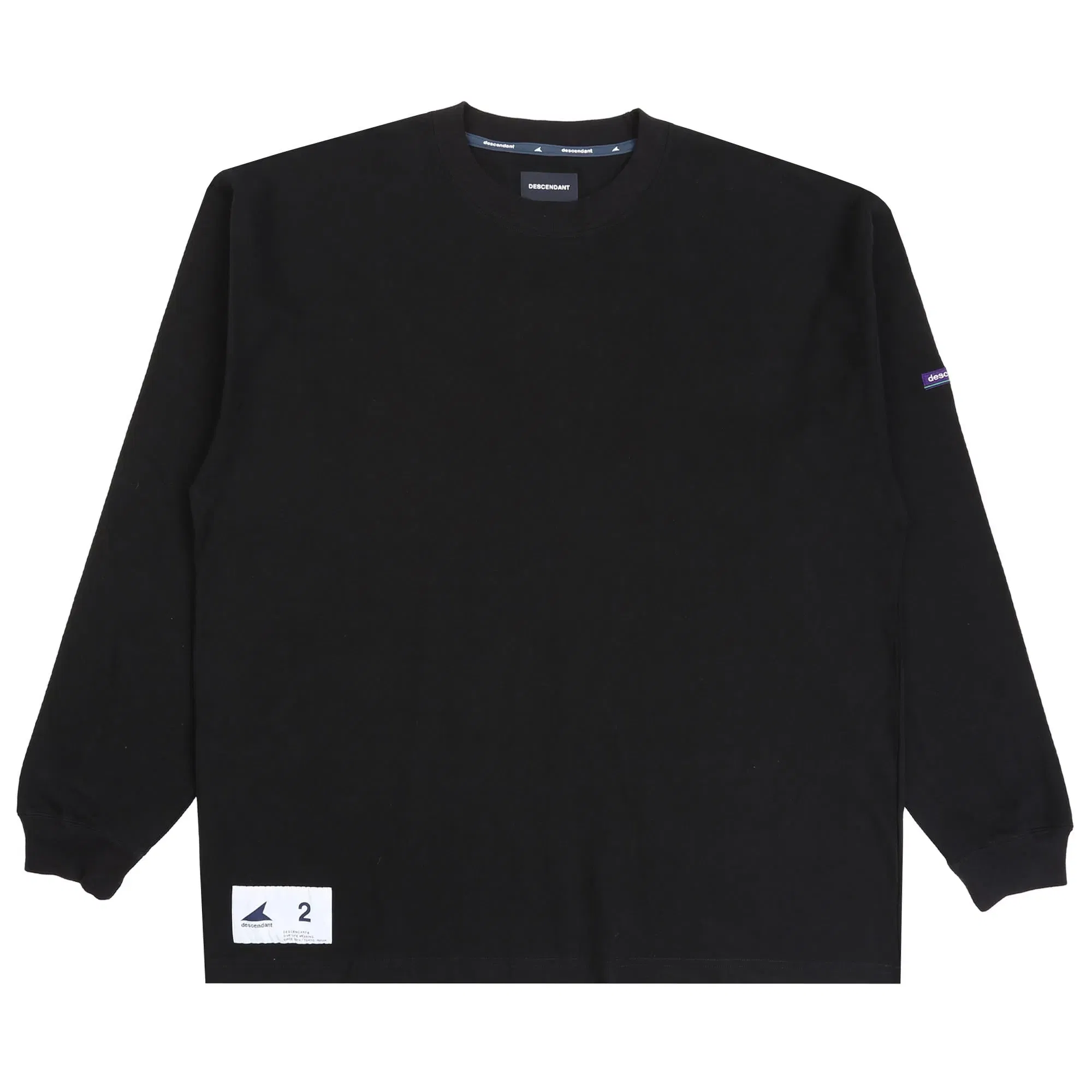 Descendant Horizon Organic LS T-Shirt - Black