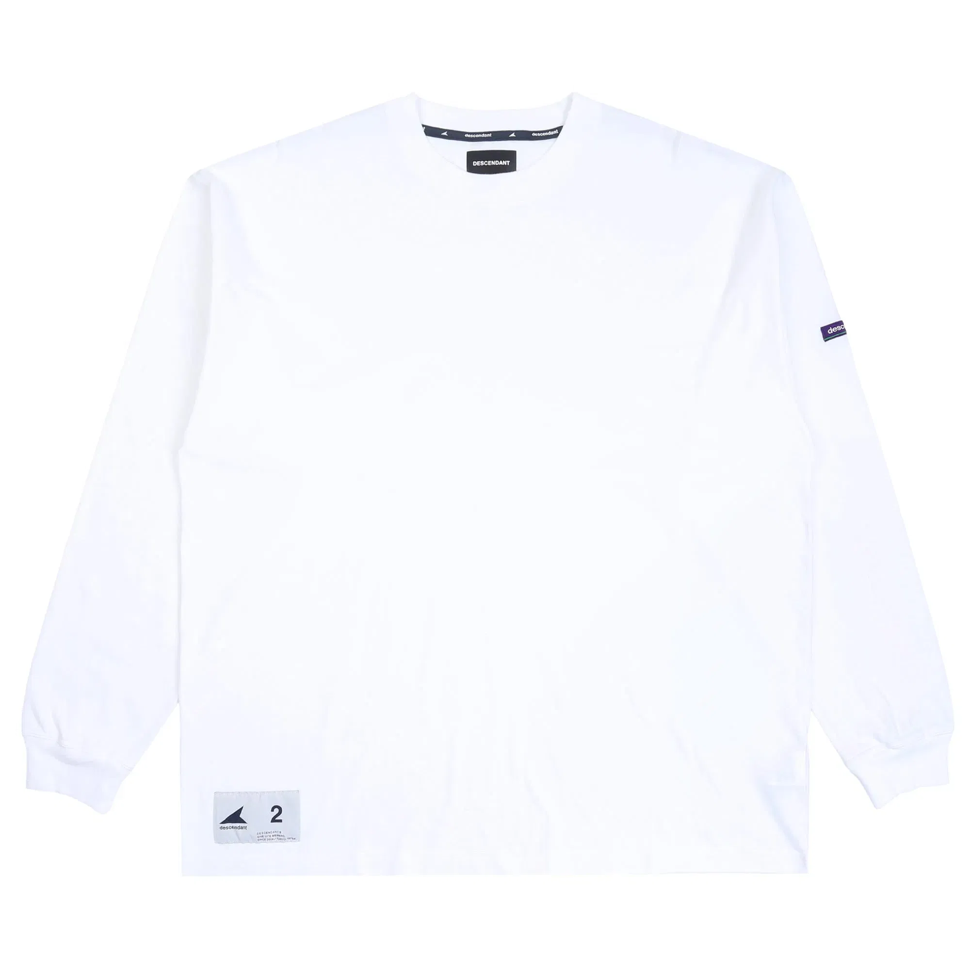 Descendant Horizon Organic LS T-Shirt - White