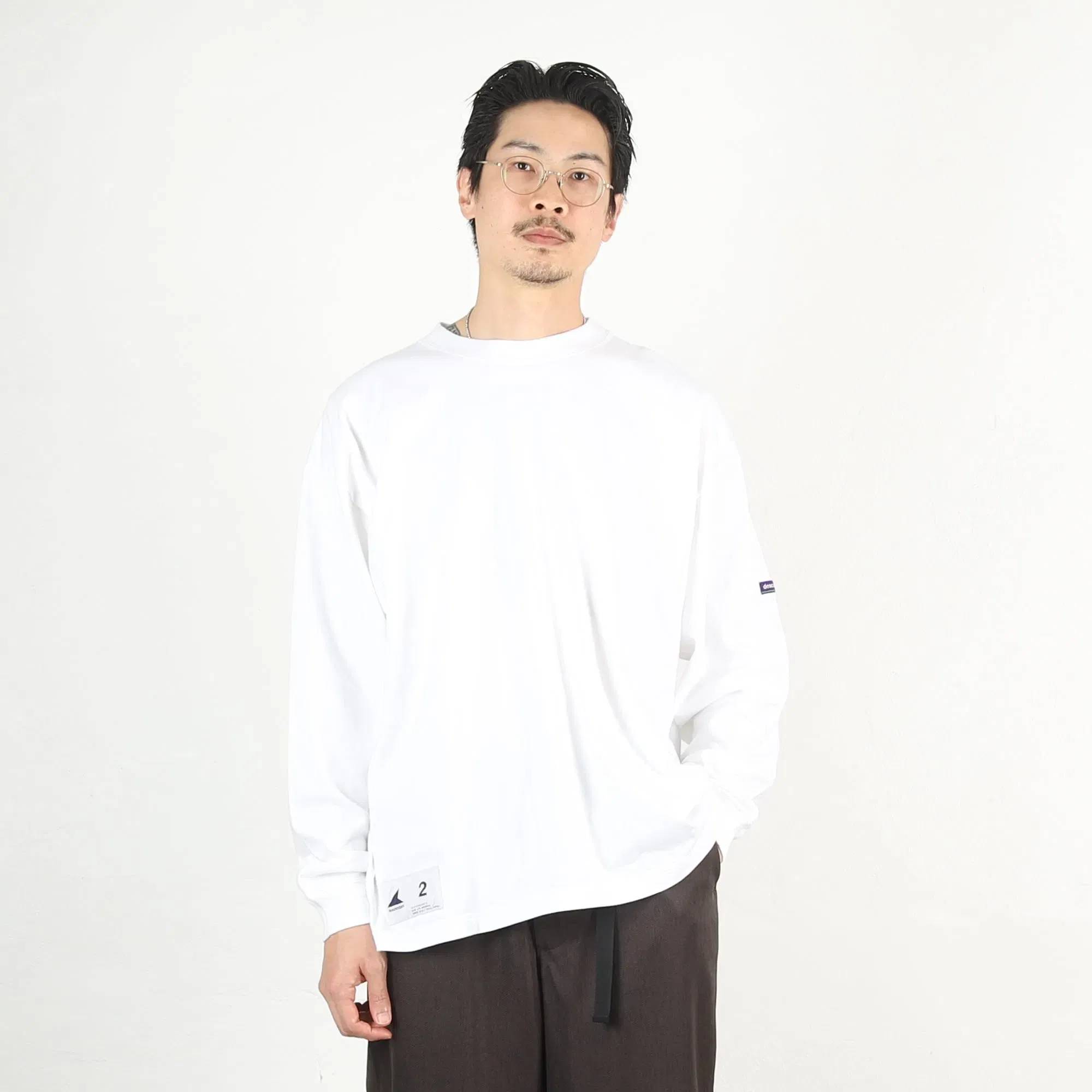 Descendant Horizon Organic LS T-Shirt - White