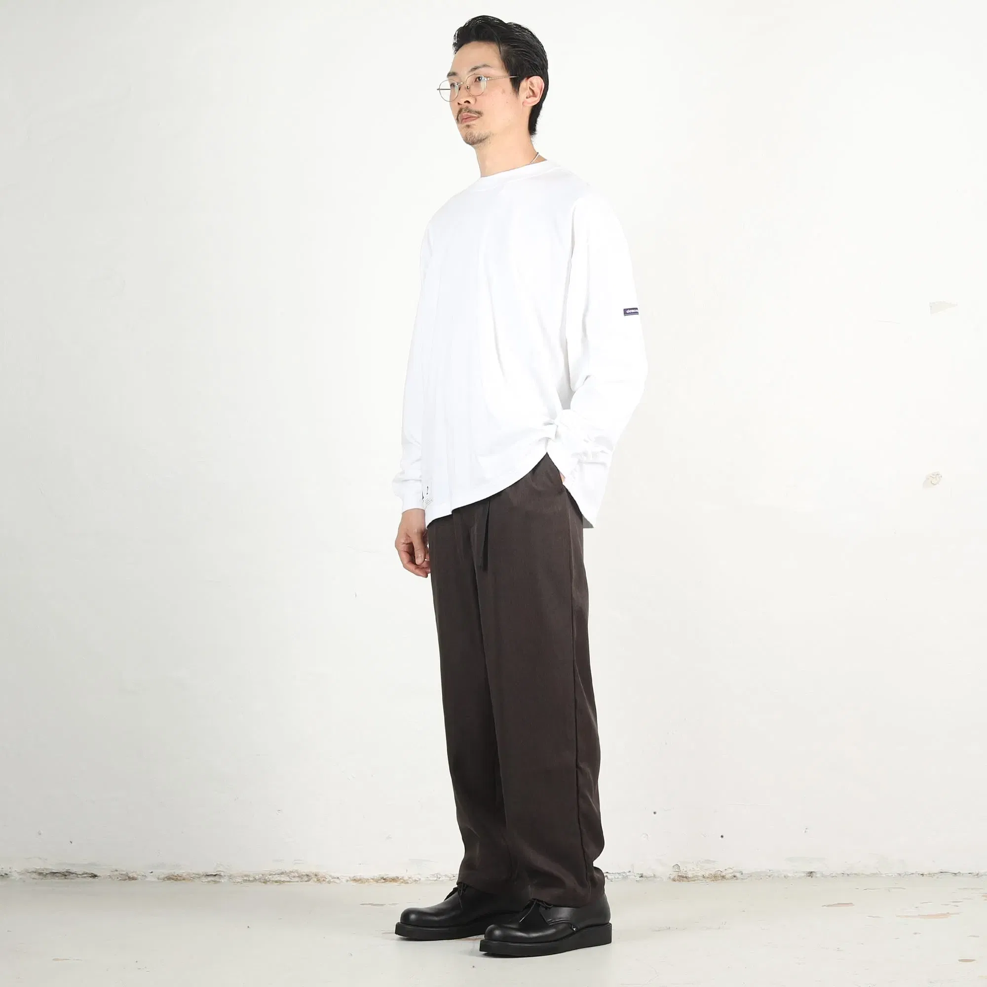 Descendant Horizon Organic LS T-Shirt - White