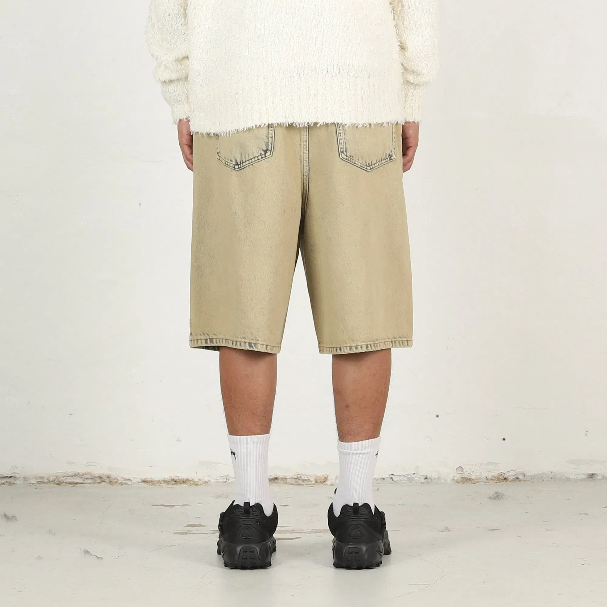 Stussy Big Ol Shorts Resin Denim- Resin Khaki