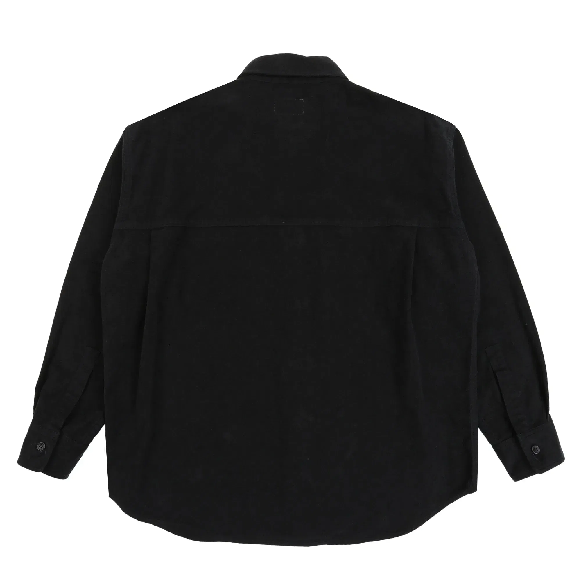 Cav Empt Brushed Cotton Design Big Shirt - Black