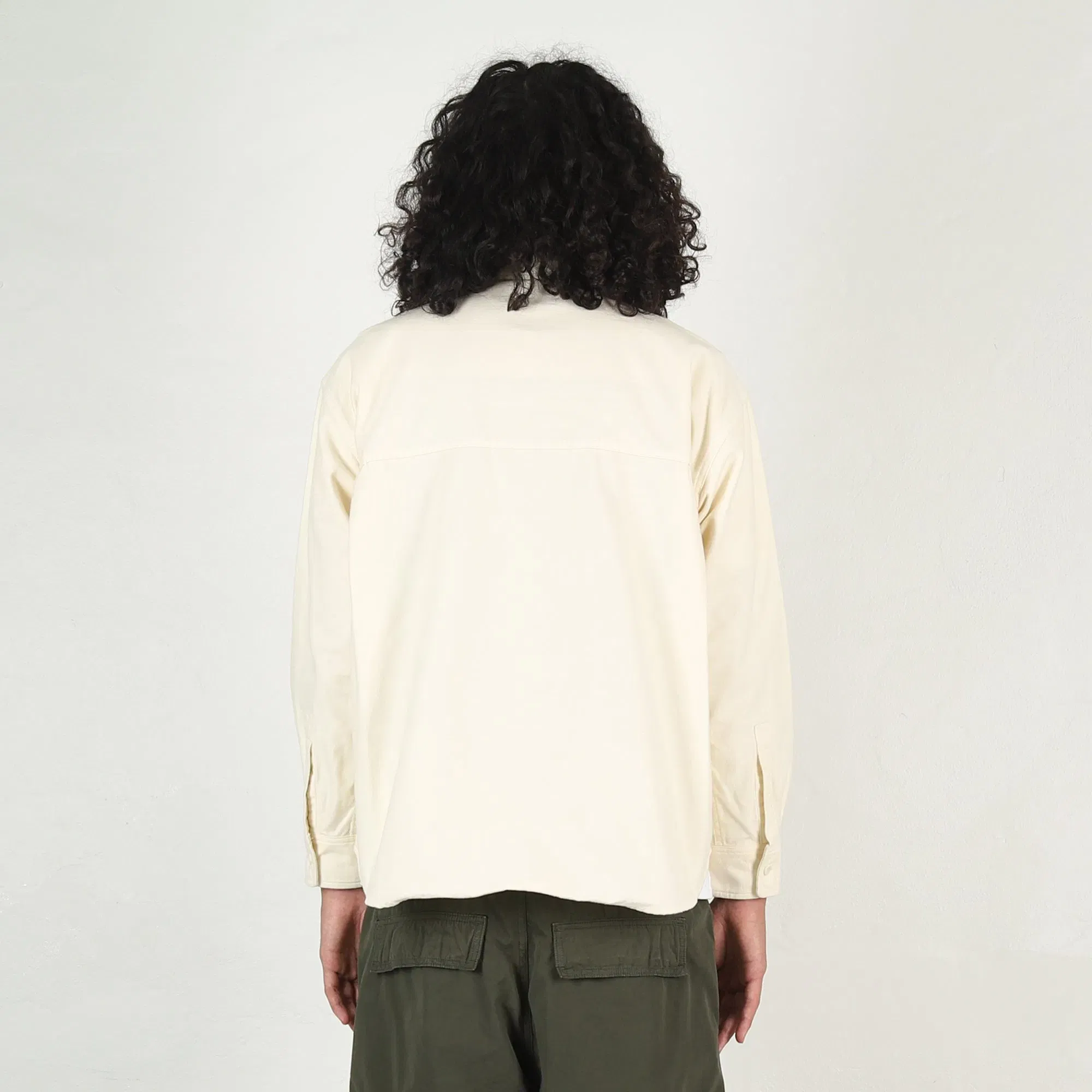 Cav Empt Brushed Cotton Design Big Shirt - White
