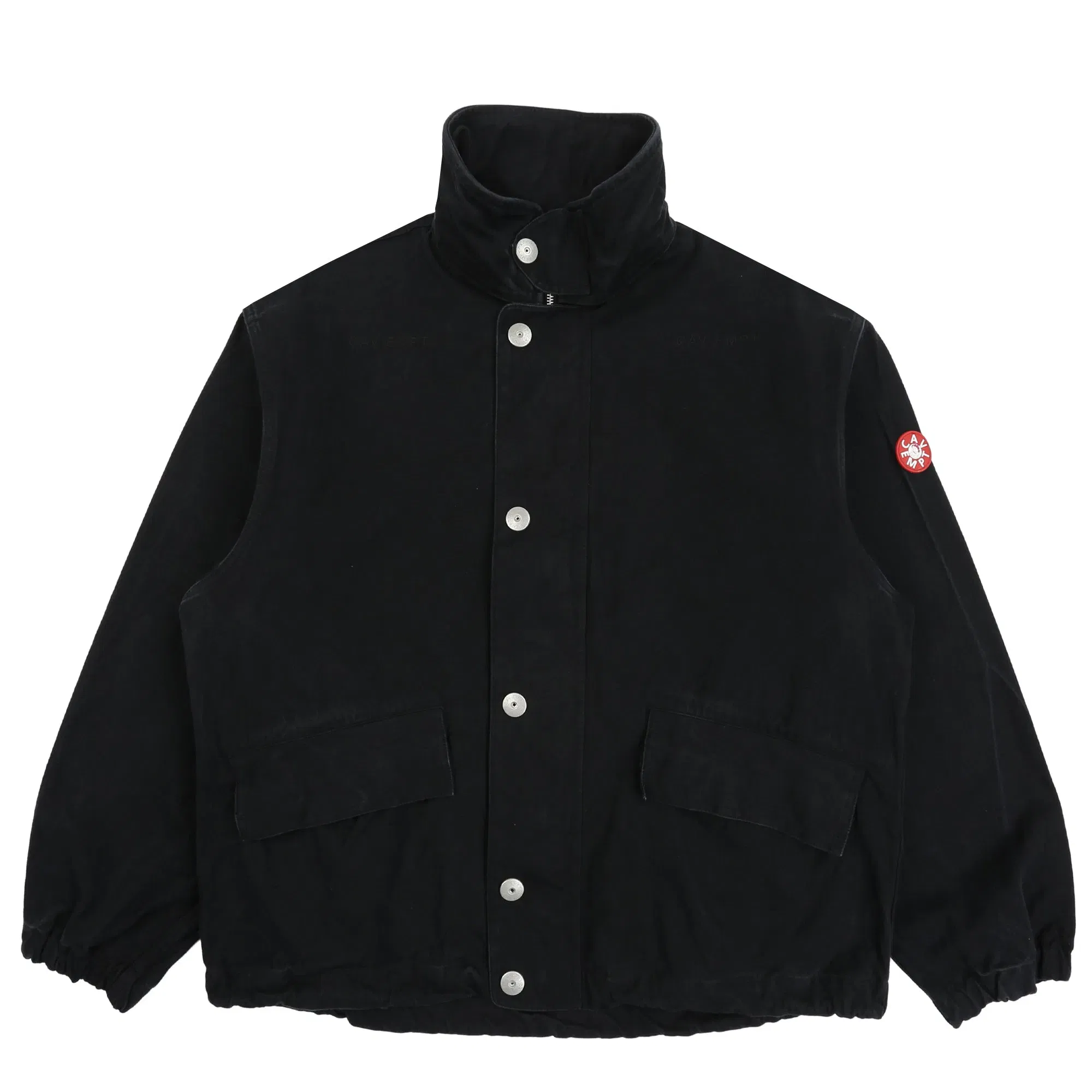 Cav Empt Canvas Casual Zip Jacket - Black