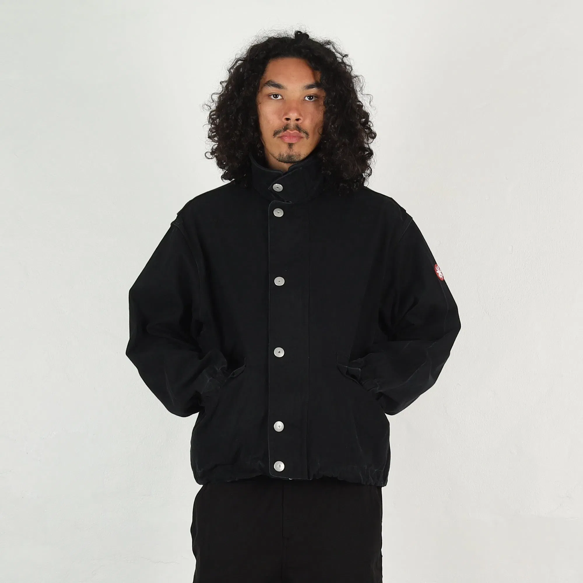 Cav Empt Canvas Casual Zip Jacket - Black