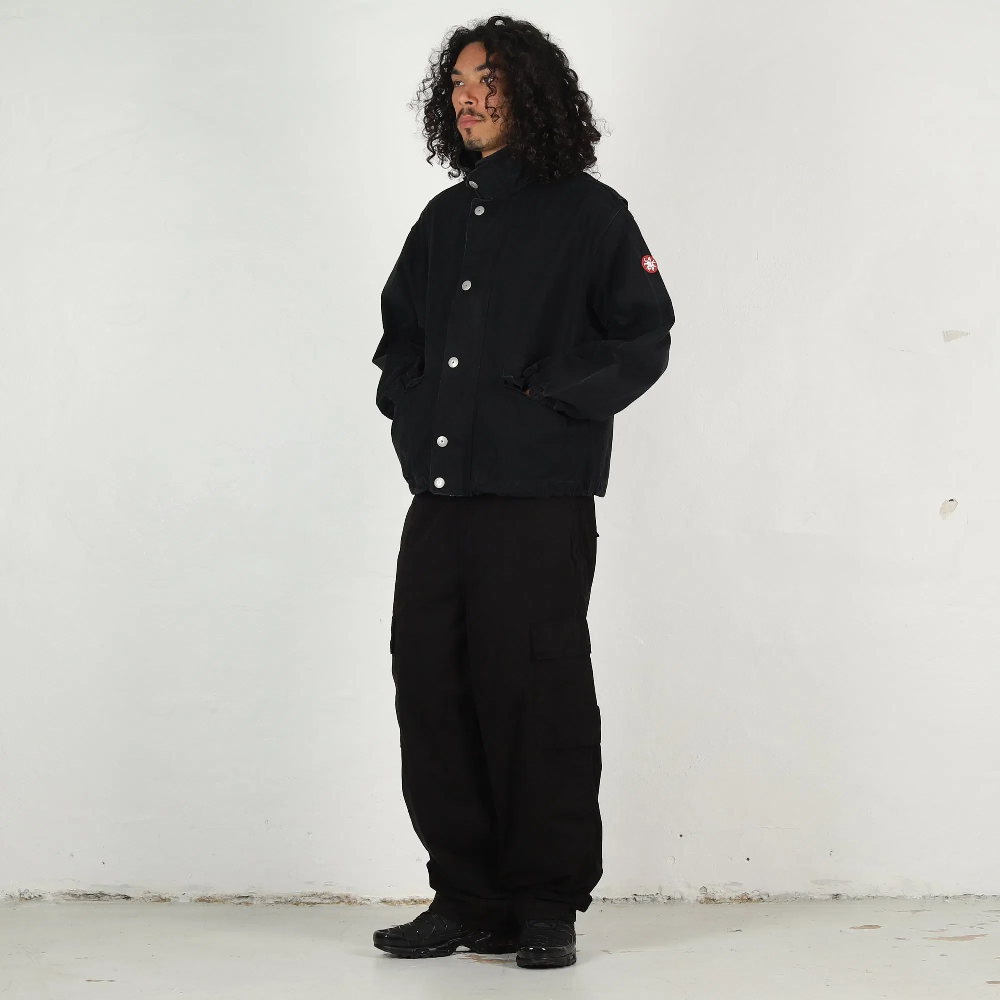 Cav Empt Canvas Casual Zip Jacket - Black