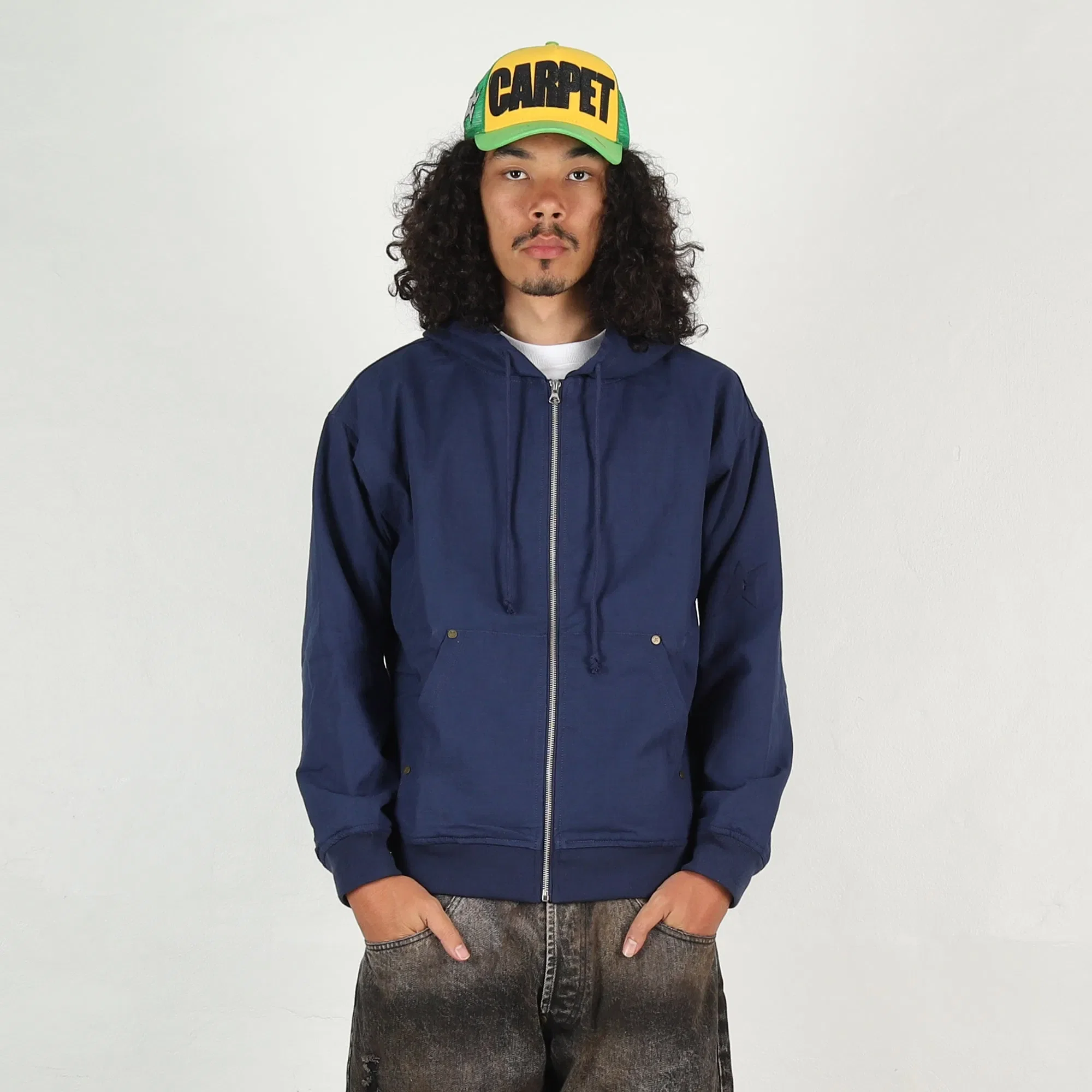 Carpet C-Star Ripstop Jacket - Navy