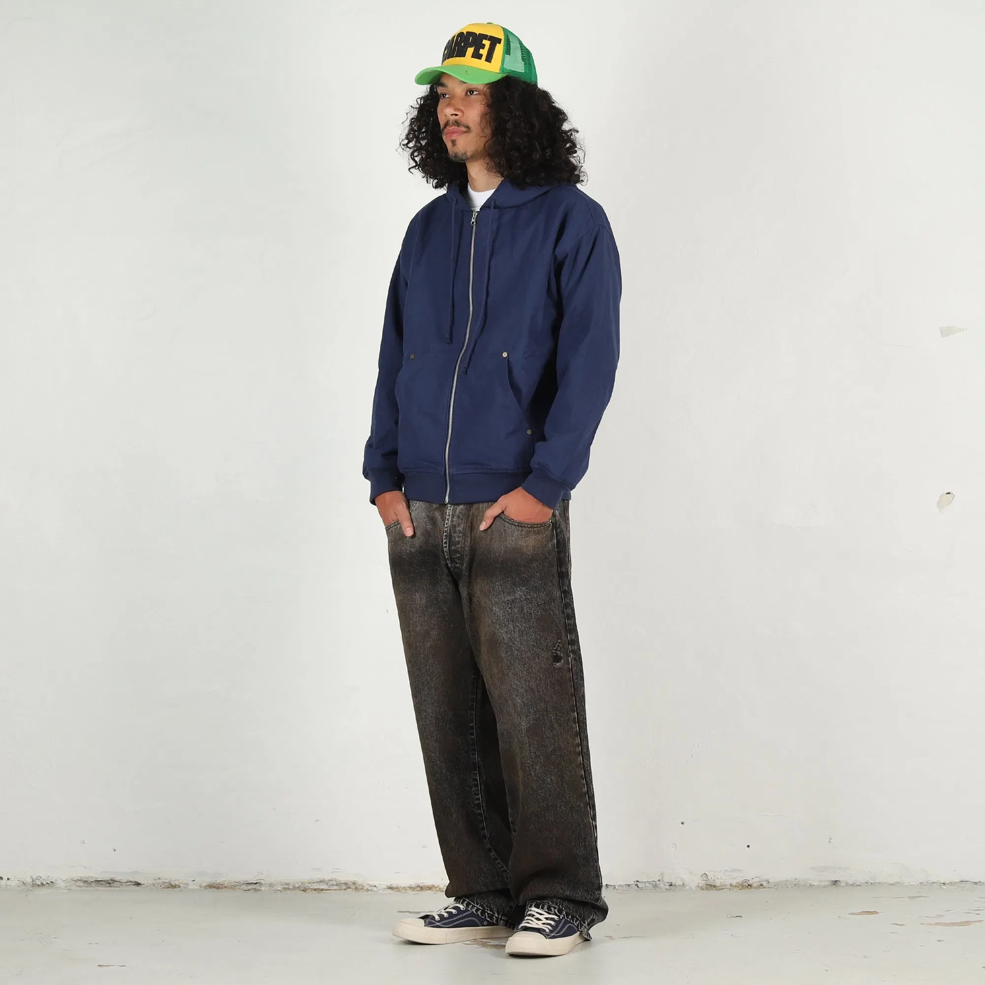 Carpet C-Star Ripstop Jacket - Navy