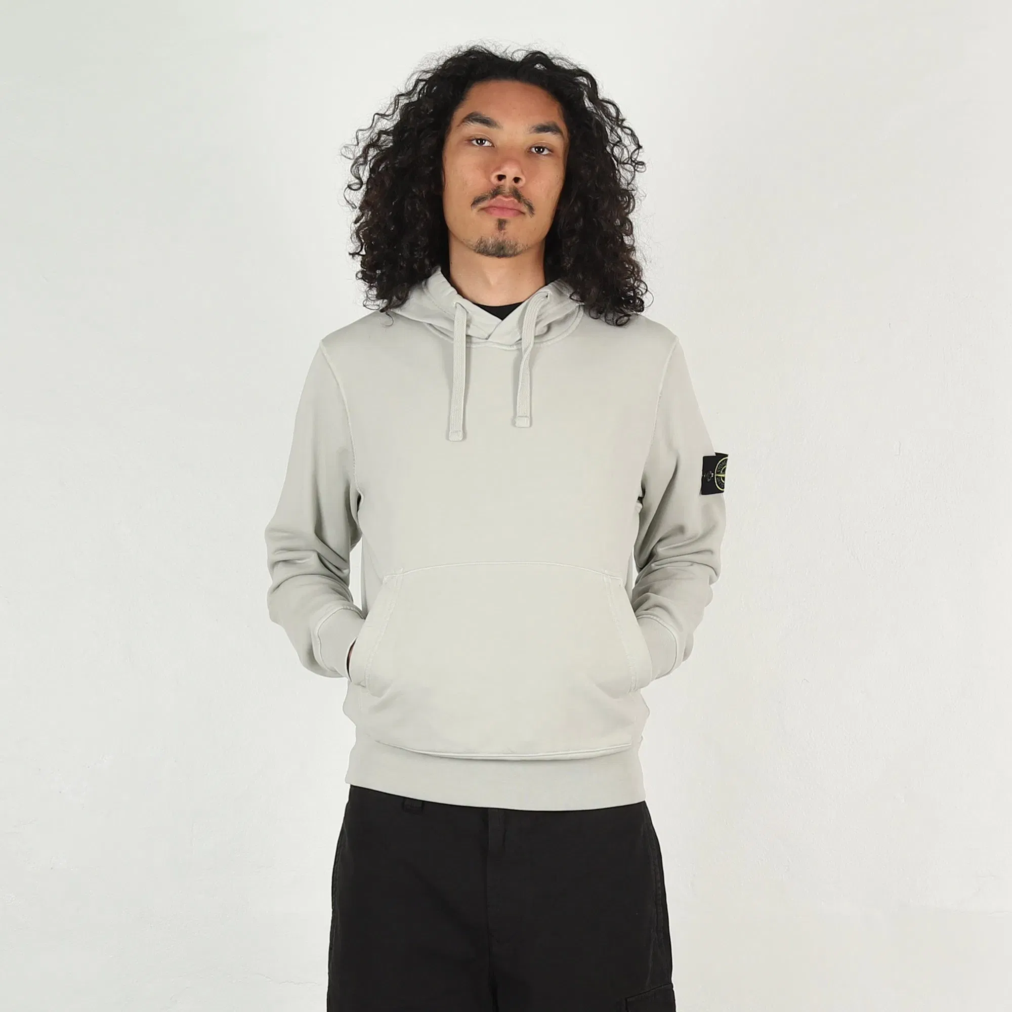 Stone Island 6100062 Hoodie - Pearl Grey