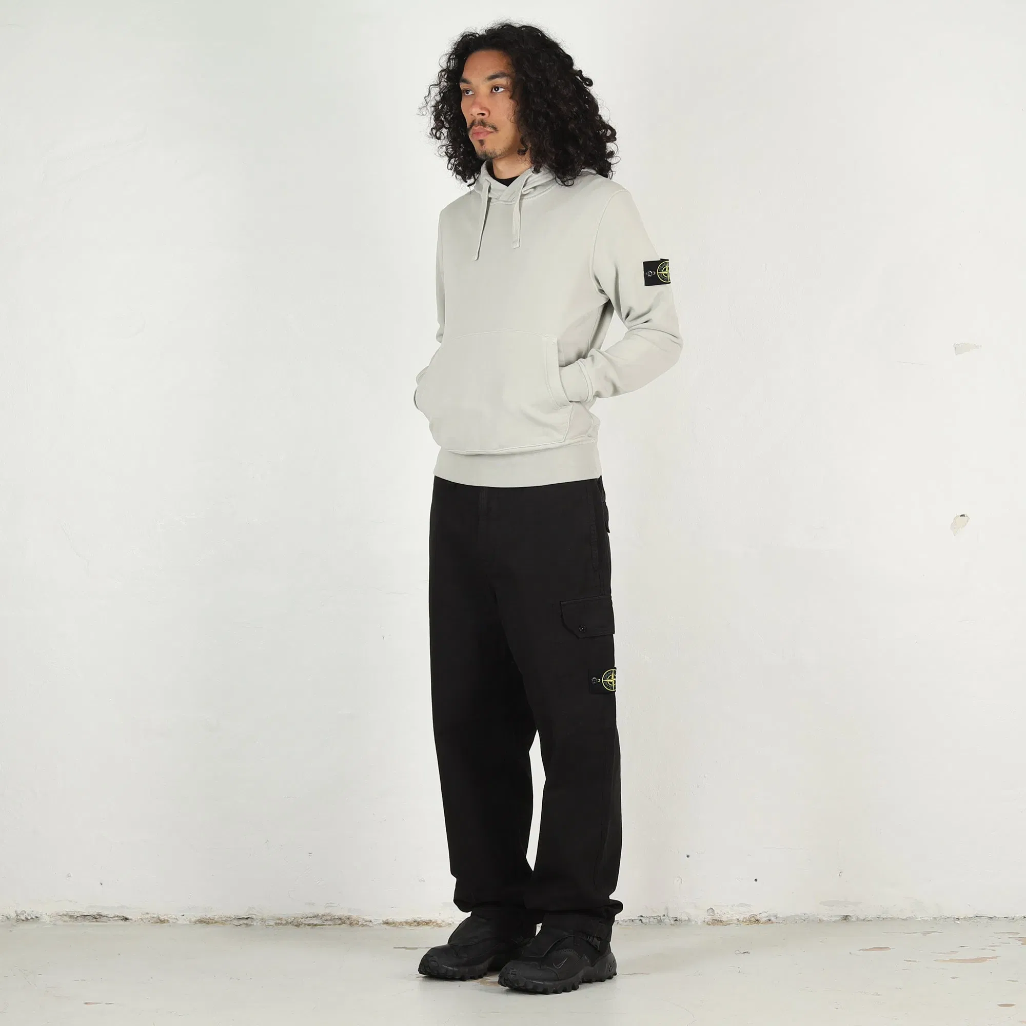 Stone Island 6100062 Hoodie - Pearl Grey
