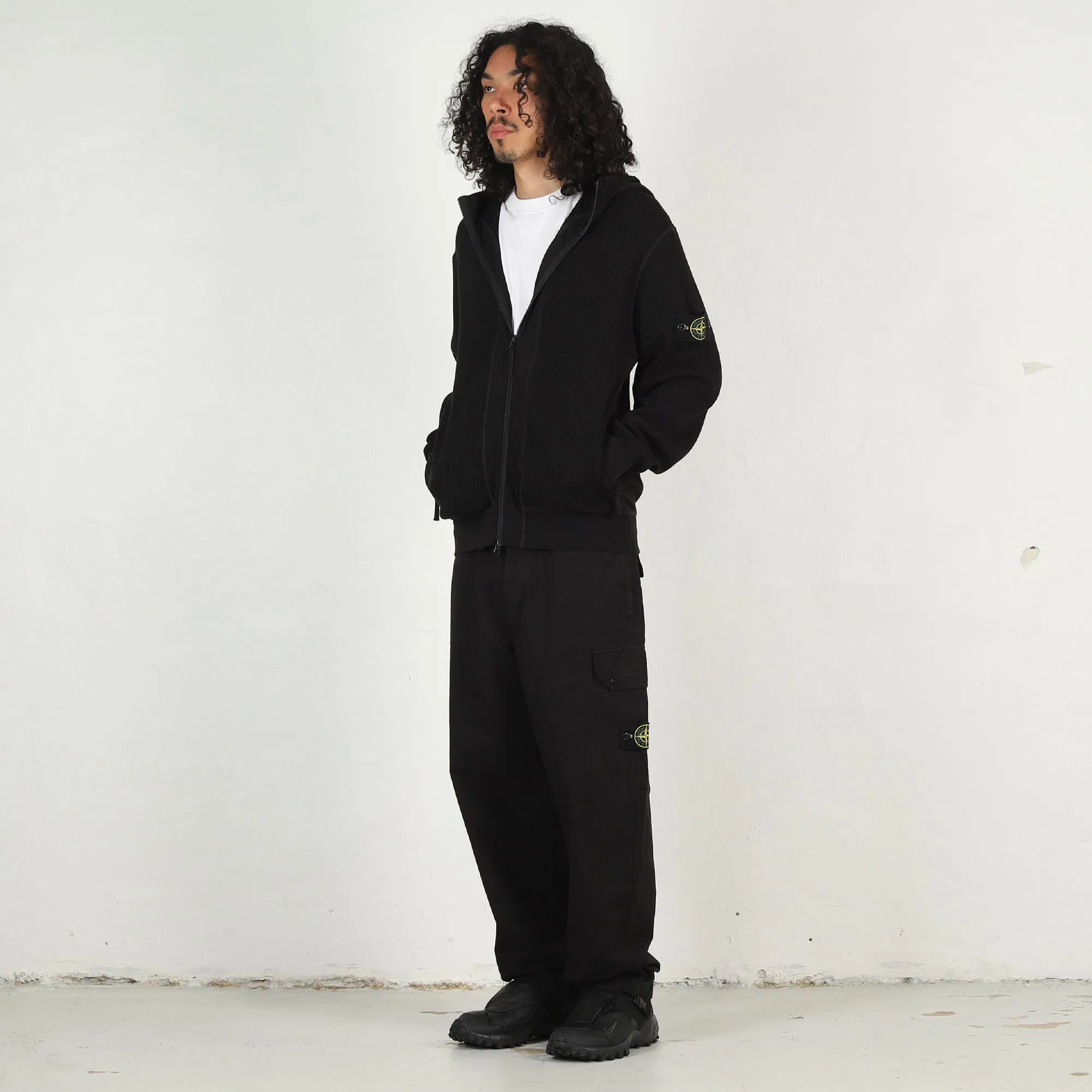 Stone Island 6100058 Hoodie - Black