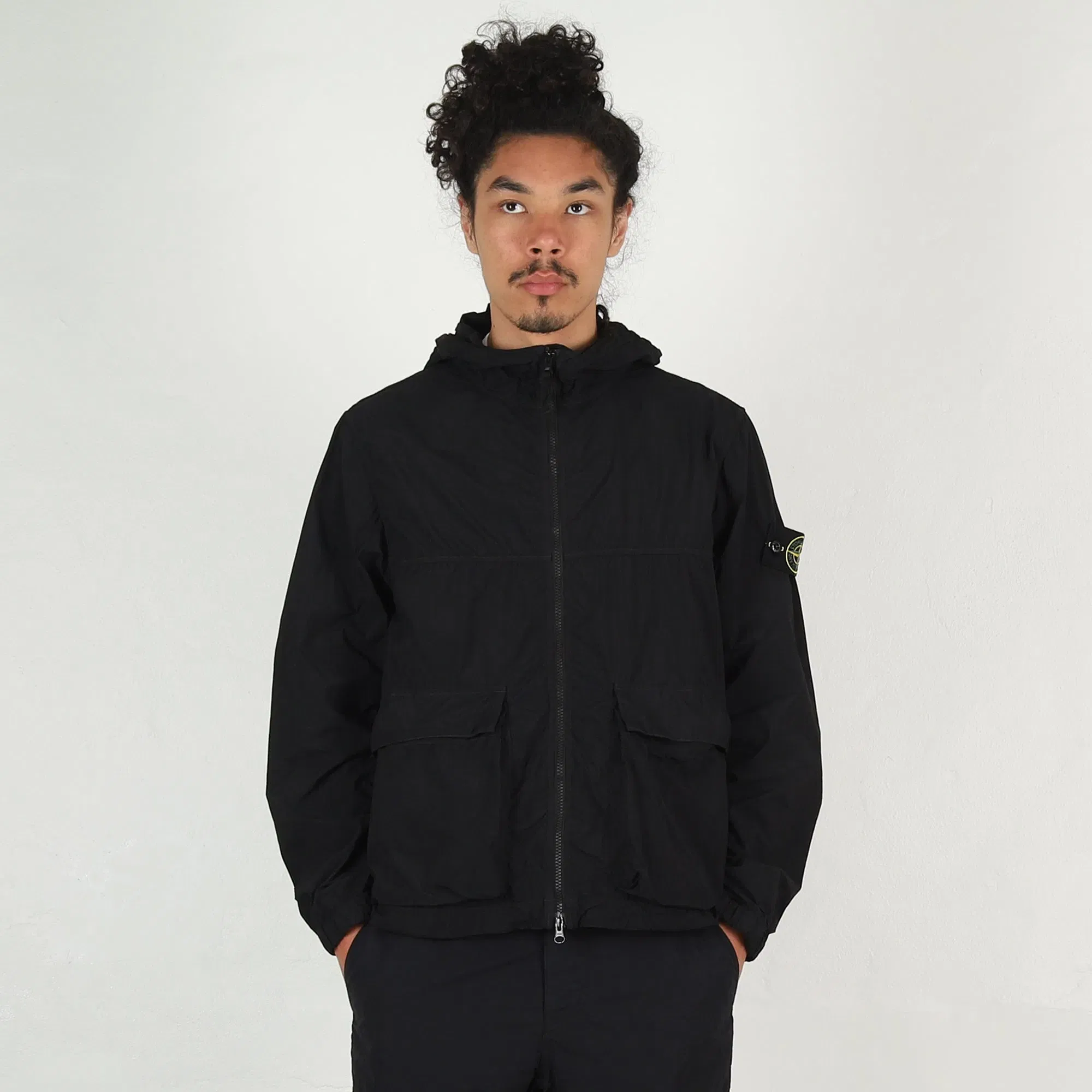 Stone Island 4100112 Short Parka - Black