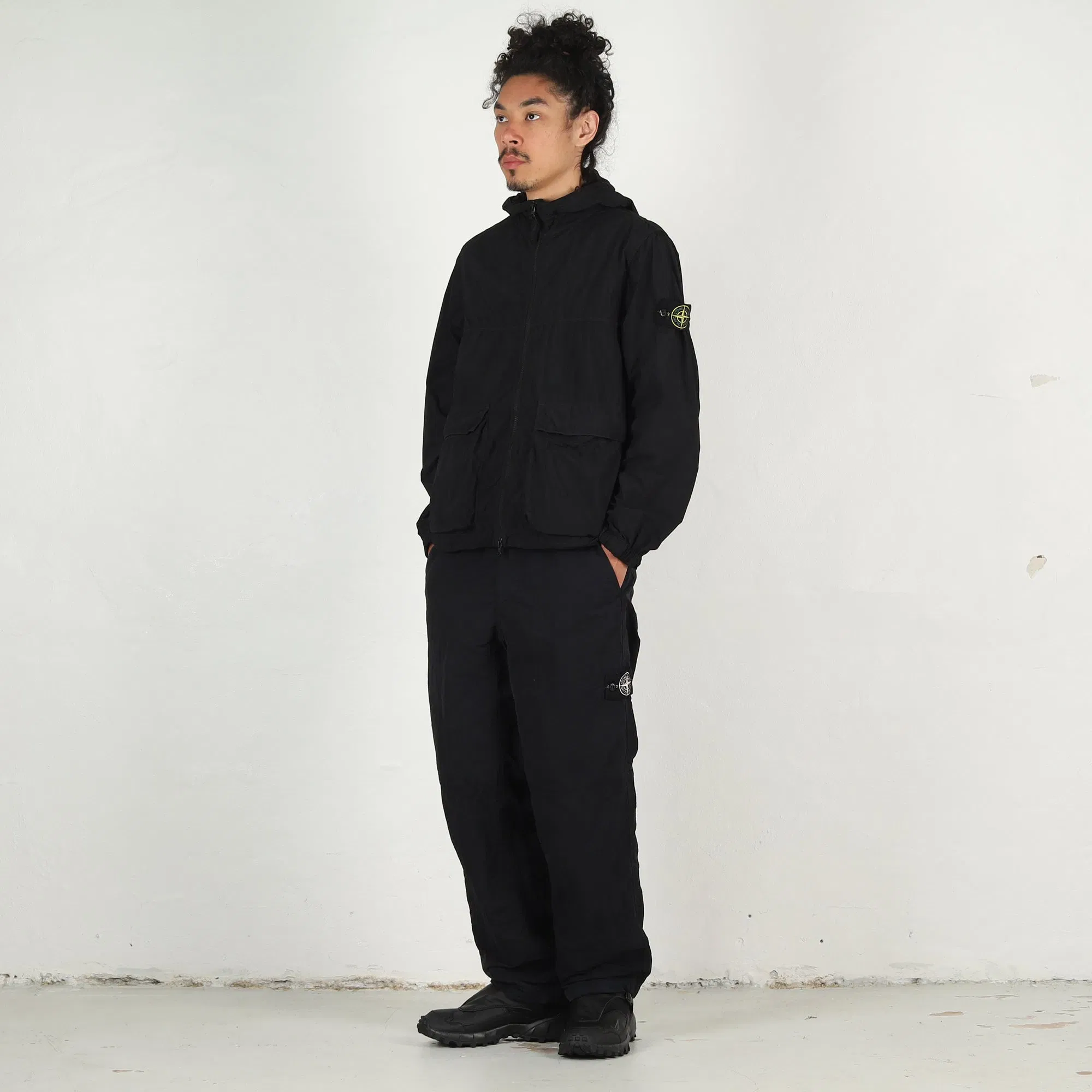 Stone Island 4100112 Short Parka - Black