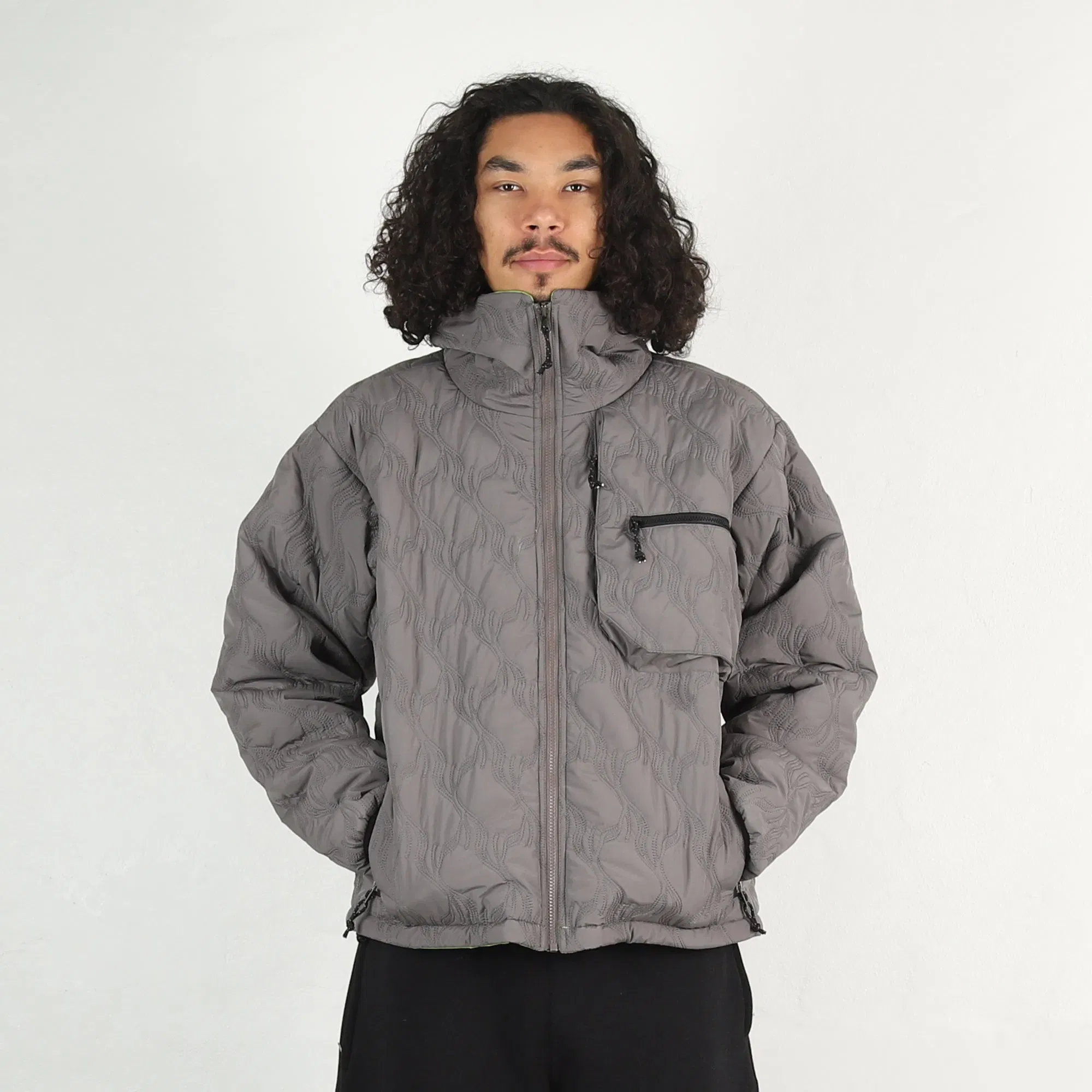 Cease C's Parka - Steel/Gecko Green