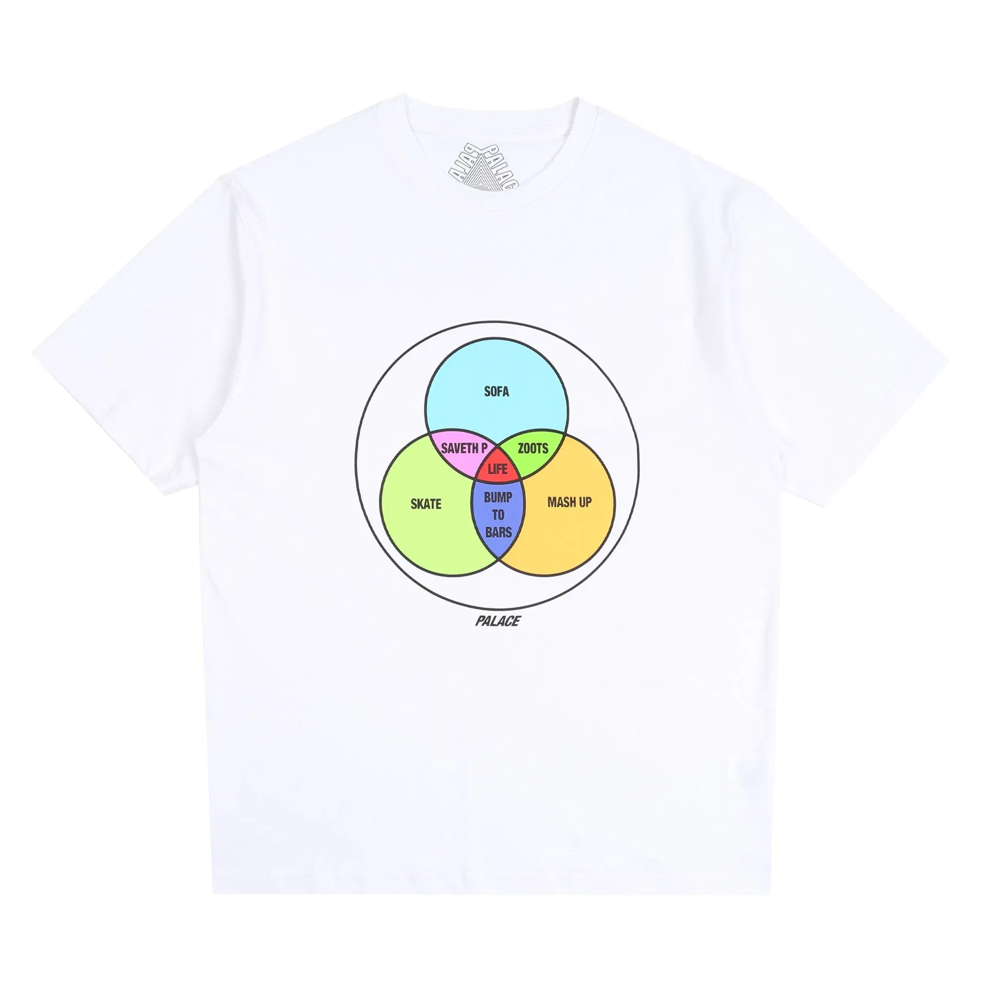 Palace ZEN DIAGRAM T-SHIRT - WHITE