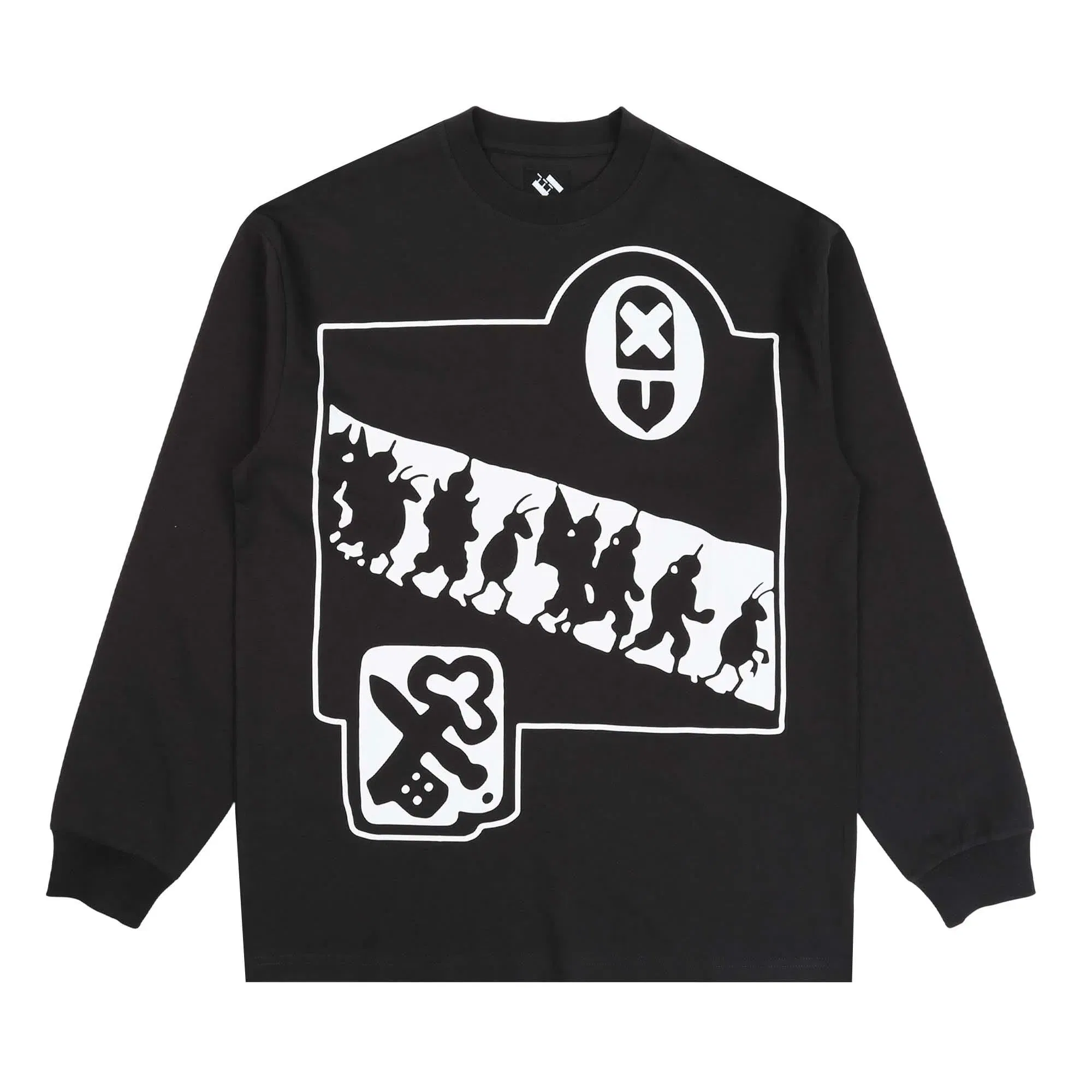The Trilogy Tapes Pathetic Legion LS T-Shirt - Black
