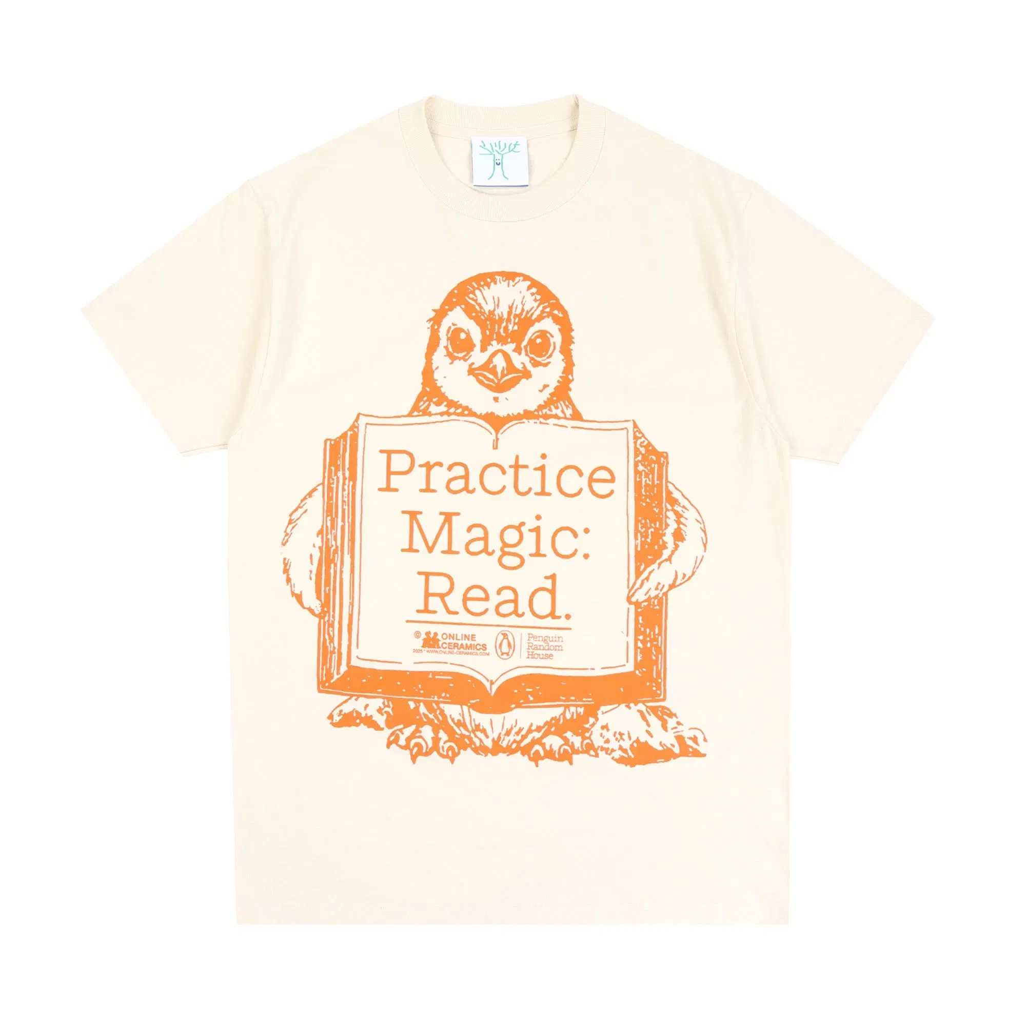 Online Ceramics Penguin Random House Magic T-Shirt - Cream