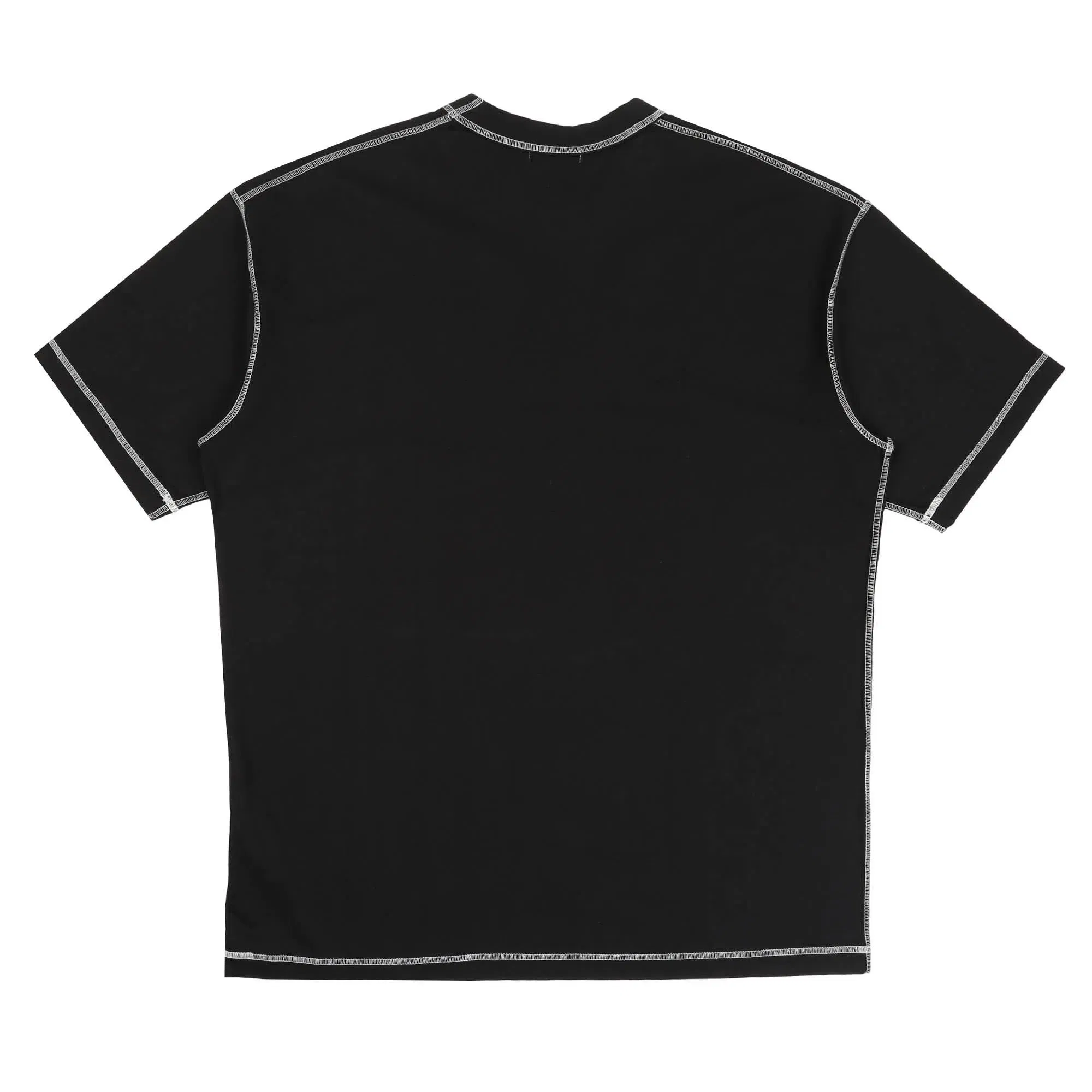 CDG HOMME Cotton Jersey Garment Dyed T-Shirt - Black
