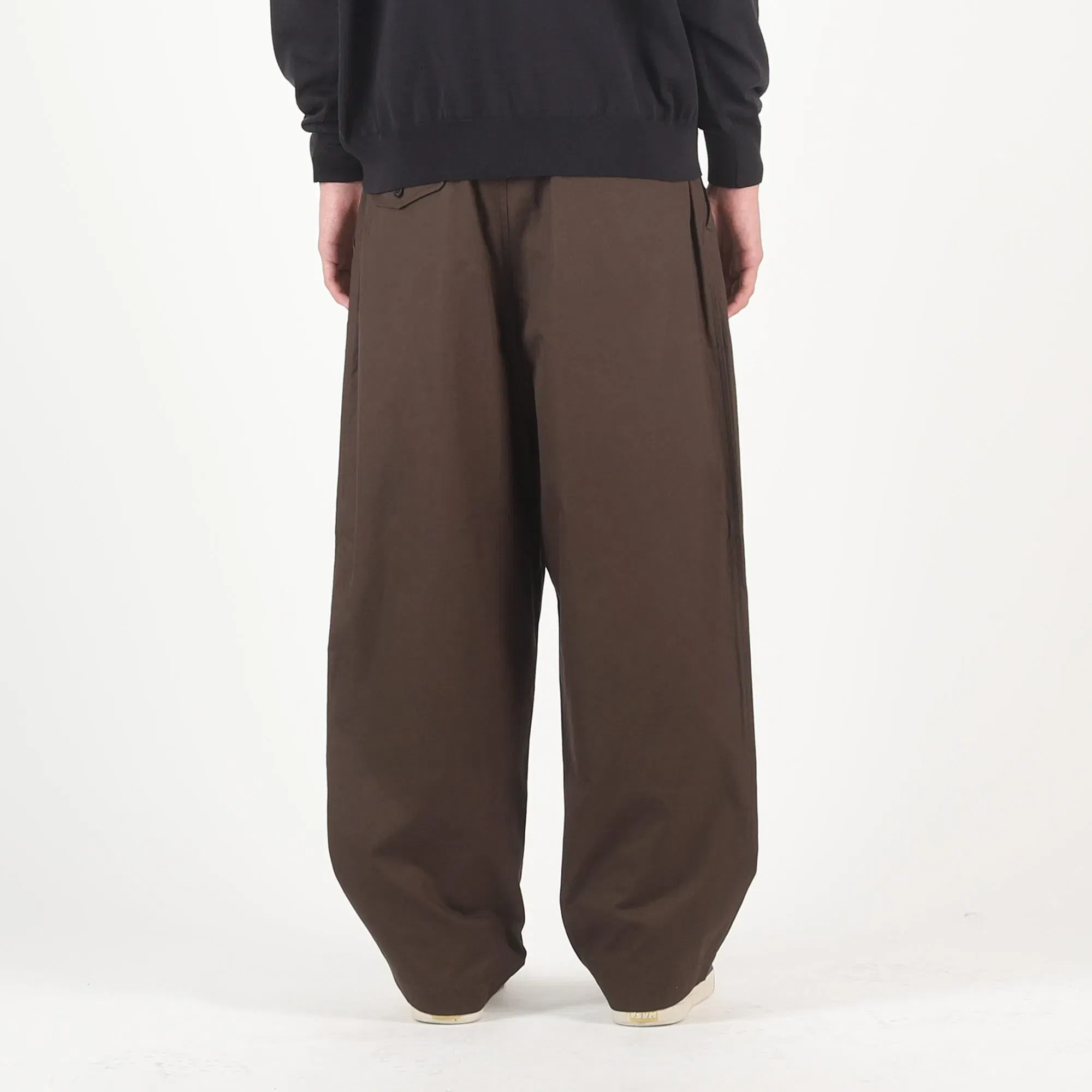CDG HOMME Cotton Twill Nidom Pants - Dark Brown