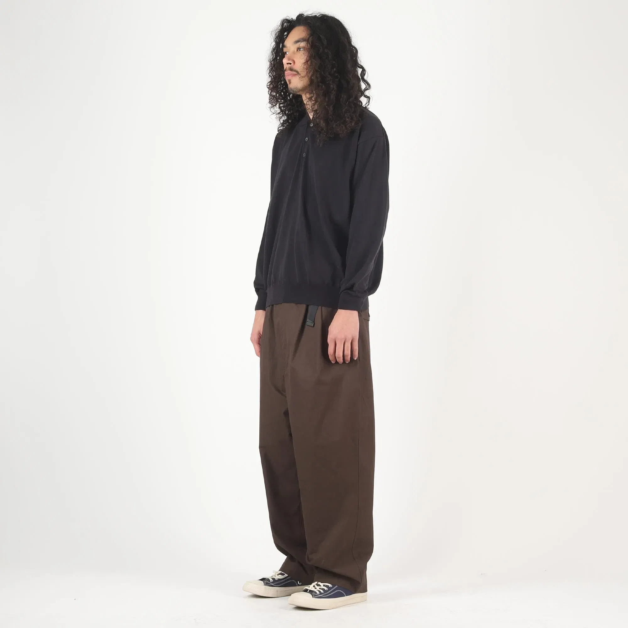 CDG HOMME Cotton Twill Nidom Pants - Dark Brown