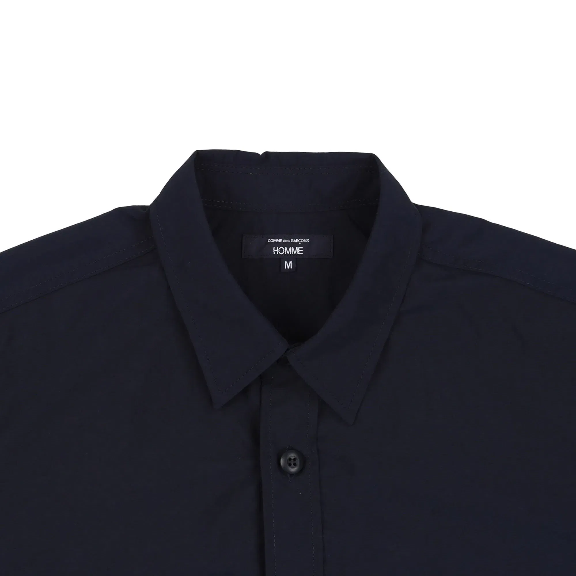 CDG HOMME Nylon Tussah Shirt - Navy
