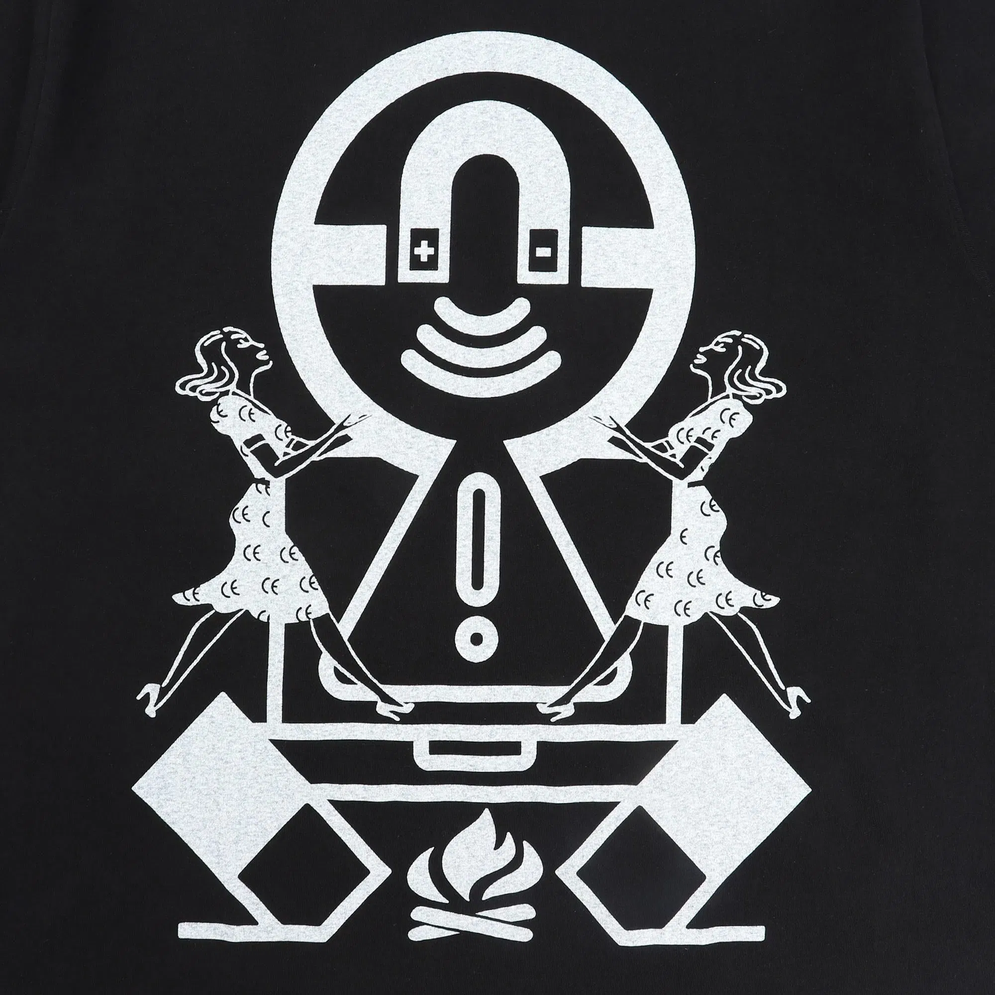 Cav Empt MD CmE T-Shirt - Black/White
