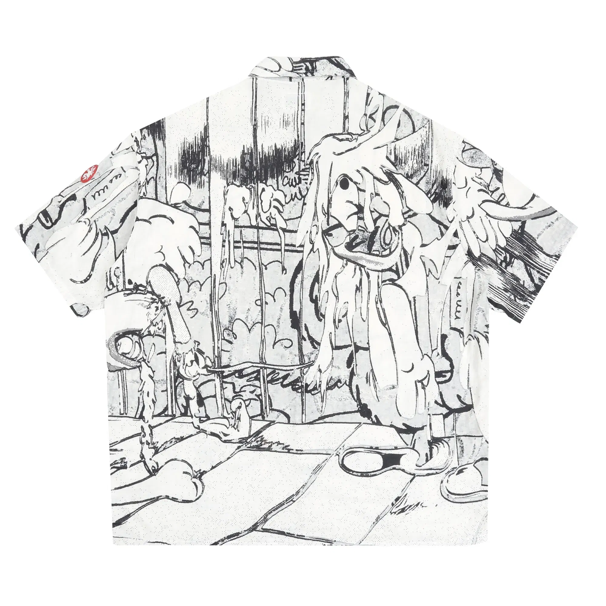 Cav Empt ECPL Short Sleeve Shirt-Wht/Bk
