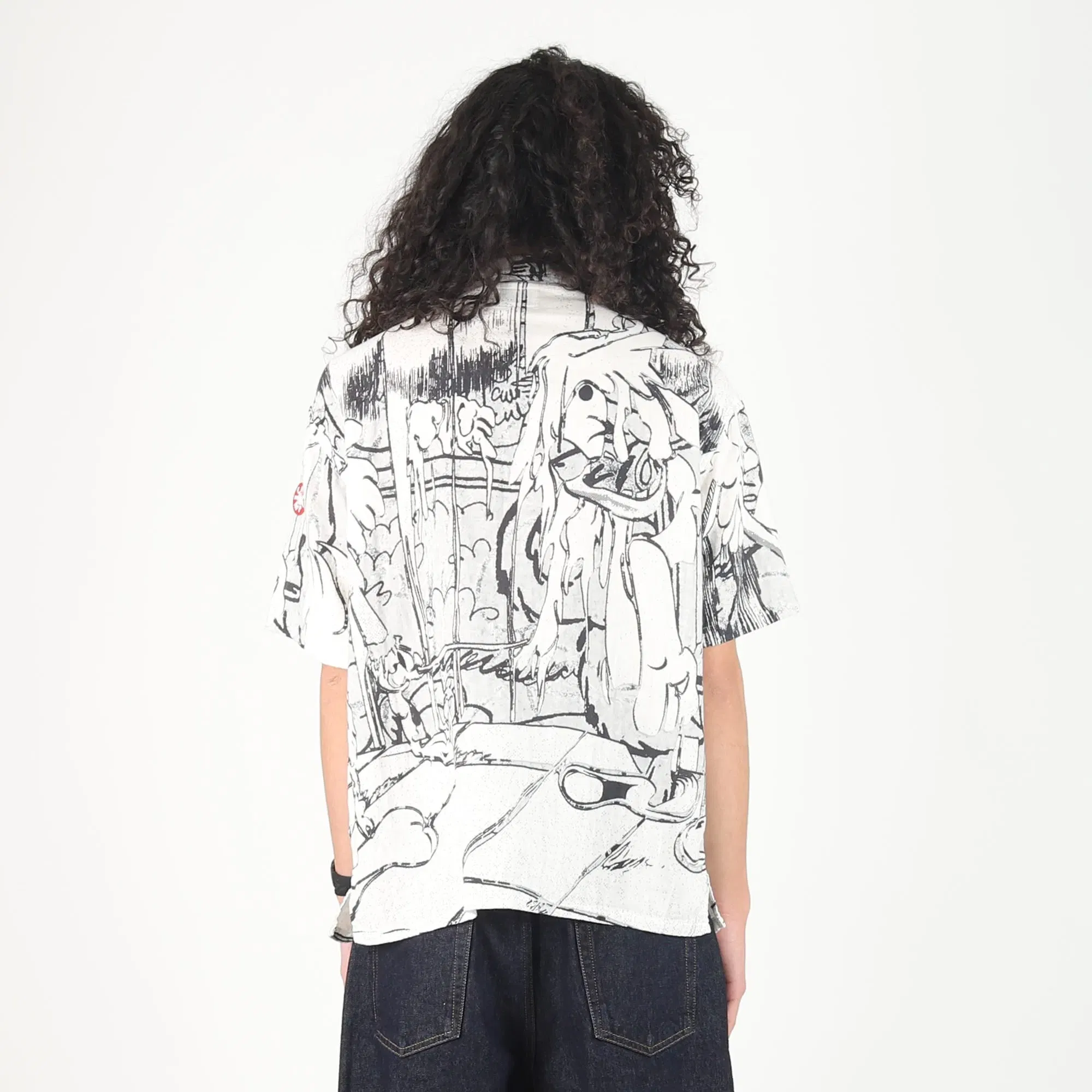 Cav Empt ECPL Short Sleeve Shirt-Wht/Bk