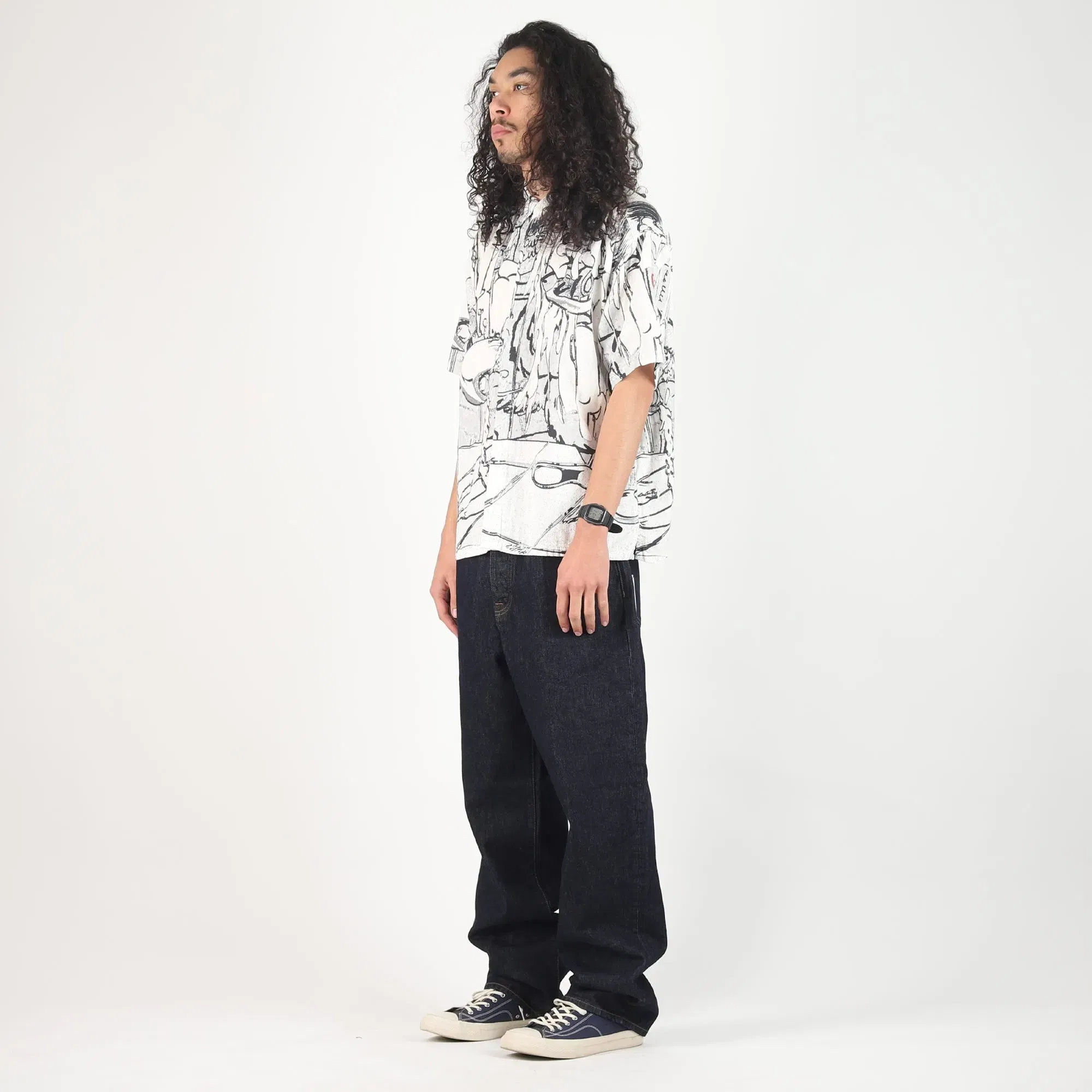 Cav Empt ECPL Short Sleeve Shirt-Wht/Bk