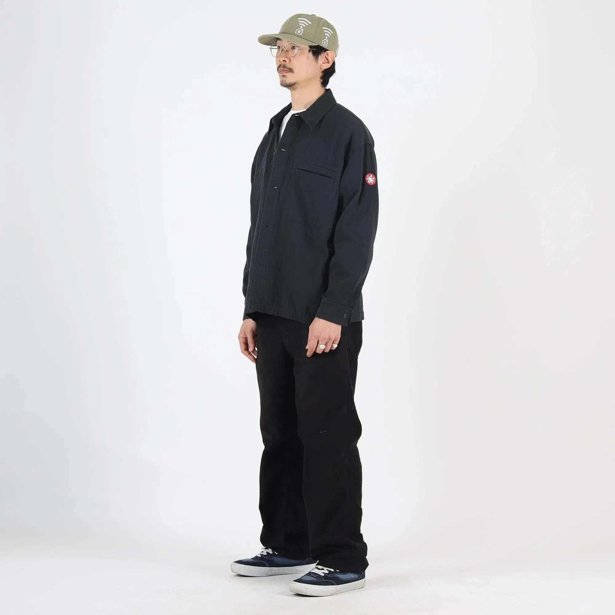 Cav Empt Soft Cotton Casual Shirt - Charcoal