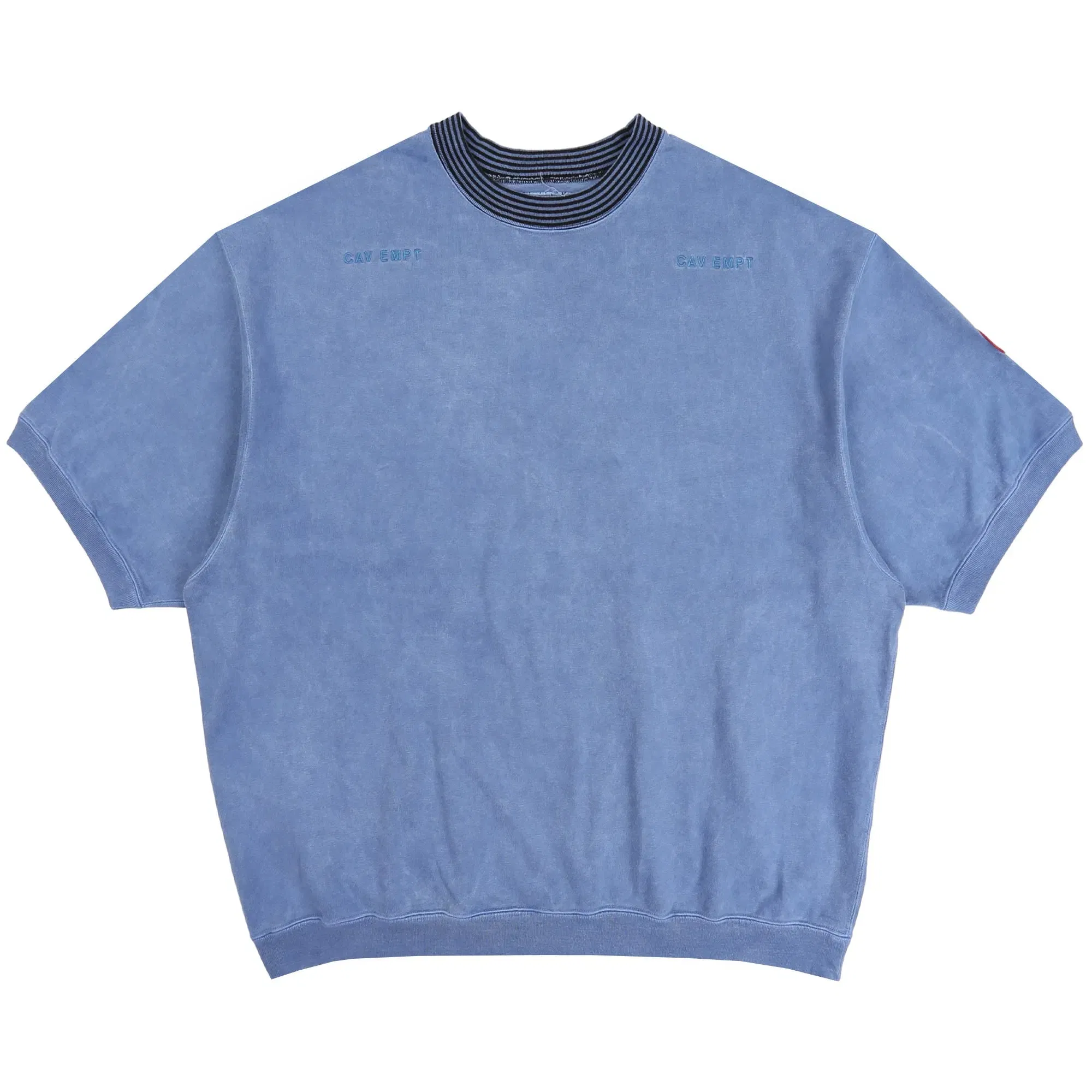 Cav Empt Overdye Cotton Jersey S/S Crew - Navy