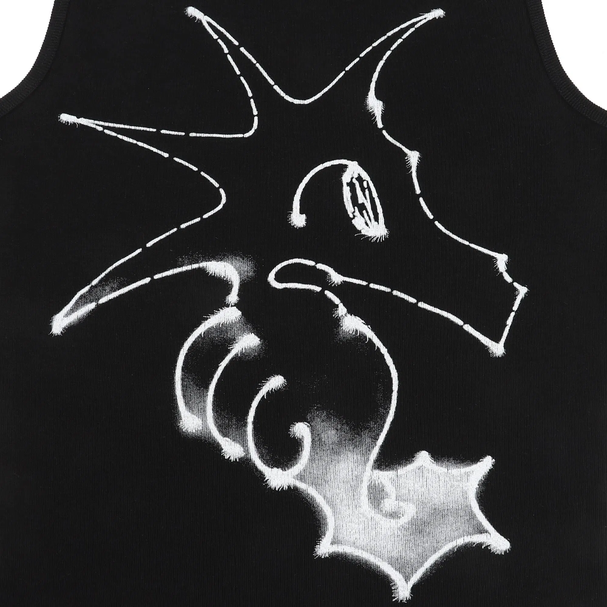 CHITO Ribbed Tank Top 2-Pack - White/Black