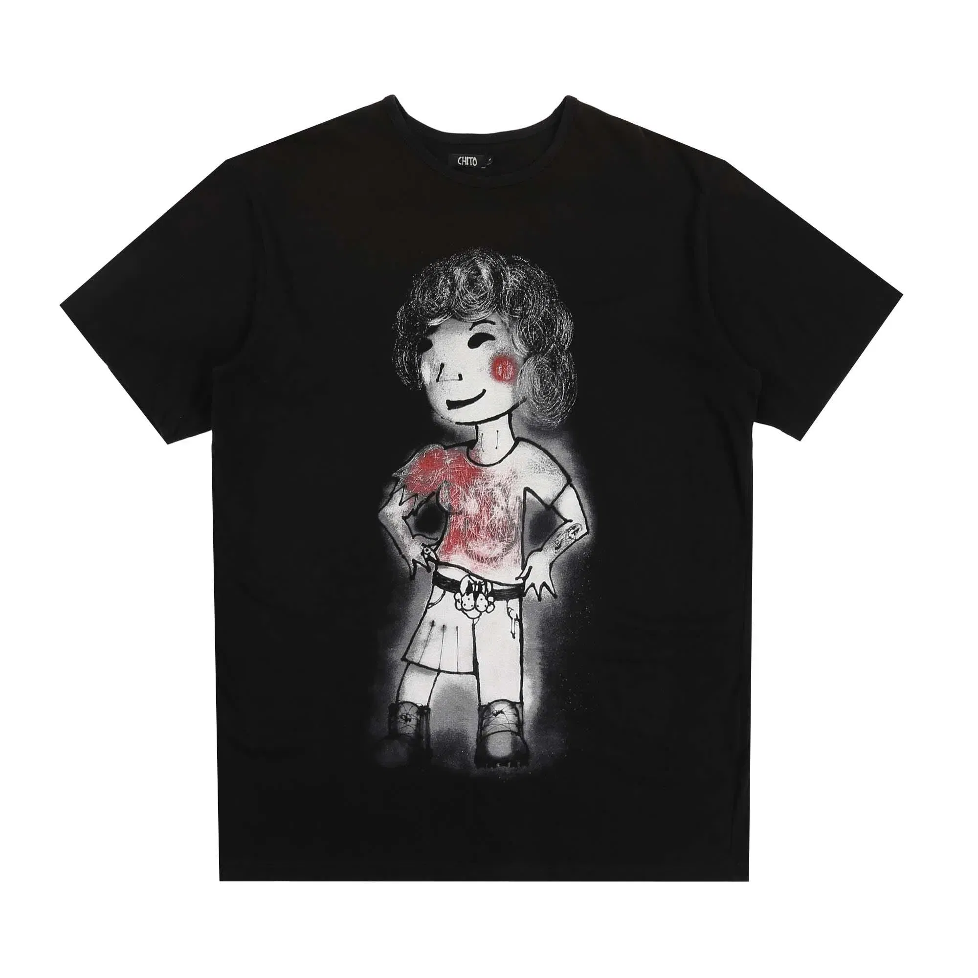CHITO Punkii T-Shirt - Black