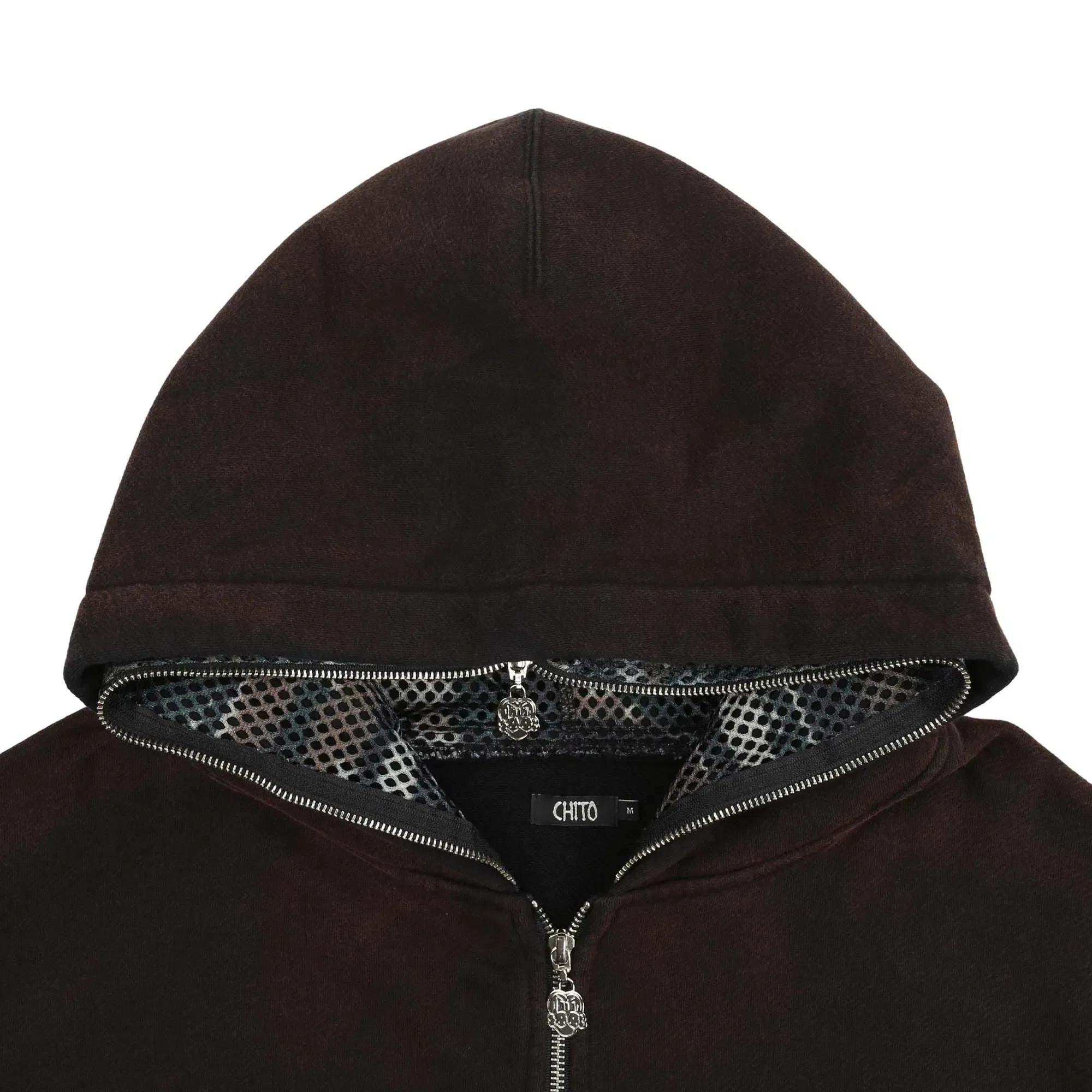 CHITO Camo Face Full Zip Hoodie - Black