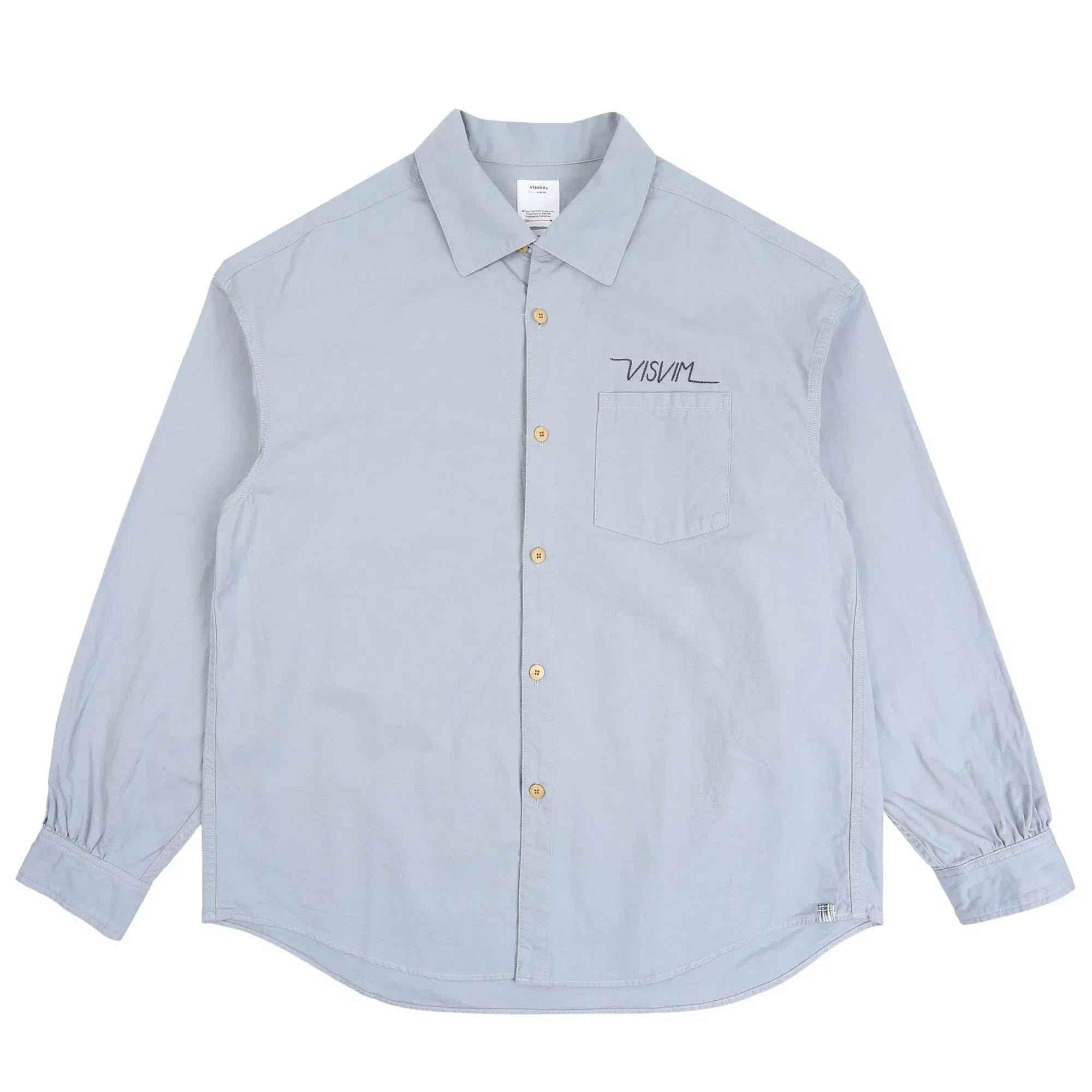 visvim Palmer L/S Shirt - Light Blue