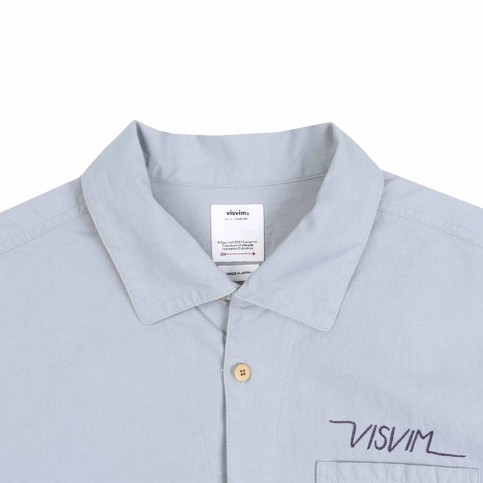 visvim Palmer L/S Shirt - Light Blue