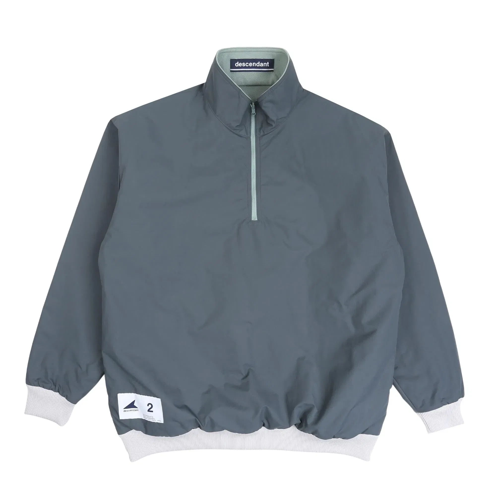Descendant Tide Half Zip Jacket - Grey