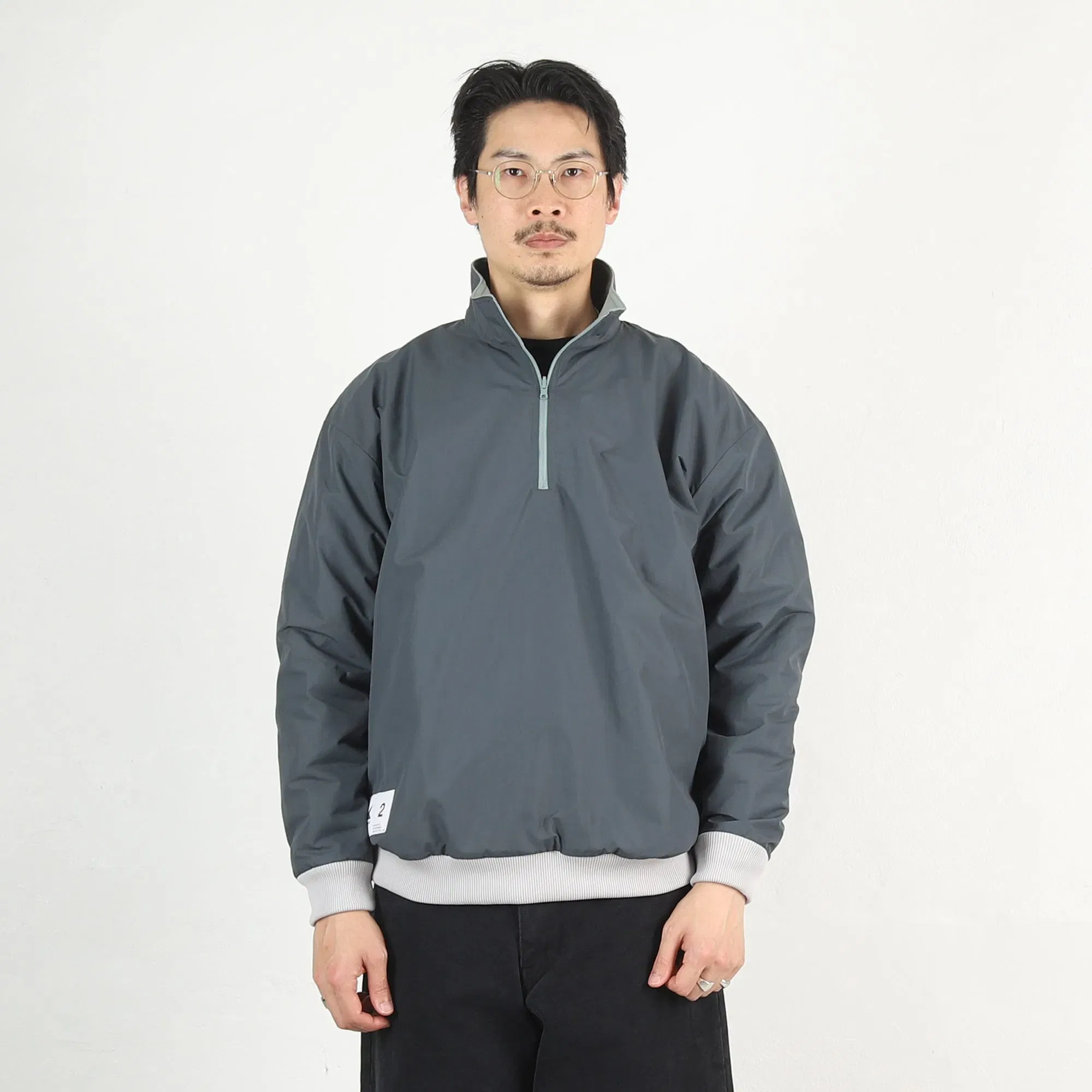 Descendant Tide Half Zip Jacket - Grey