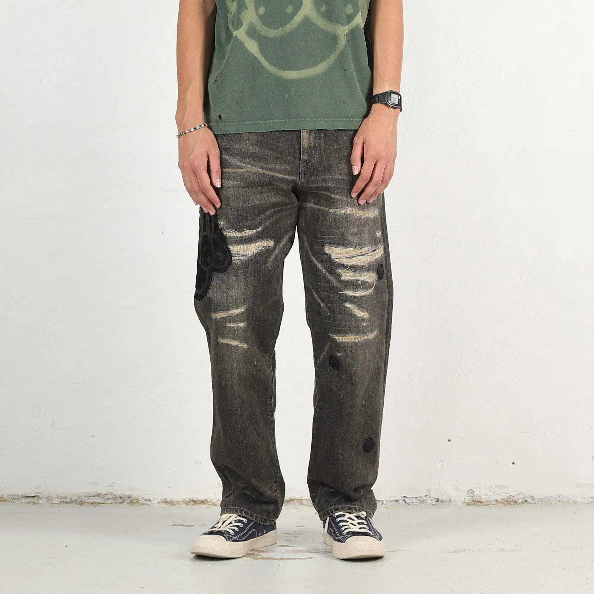 Neighborhood Chito Savage Denim DP Pants - Black