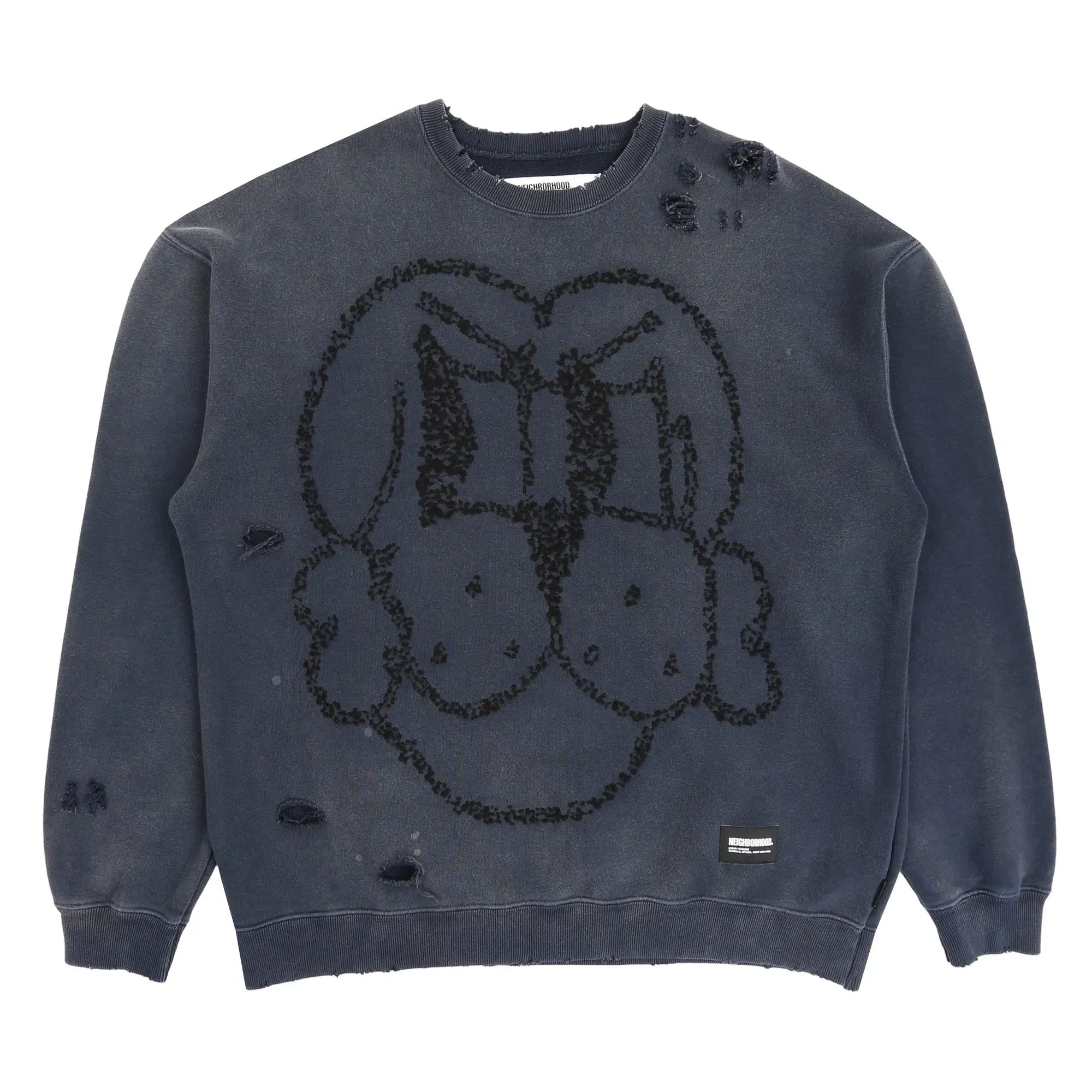 Neighborhood Chito Savage LS Sweatshirt - Black