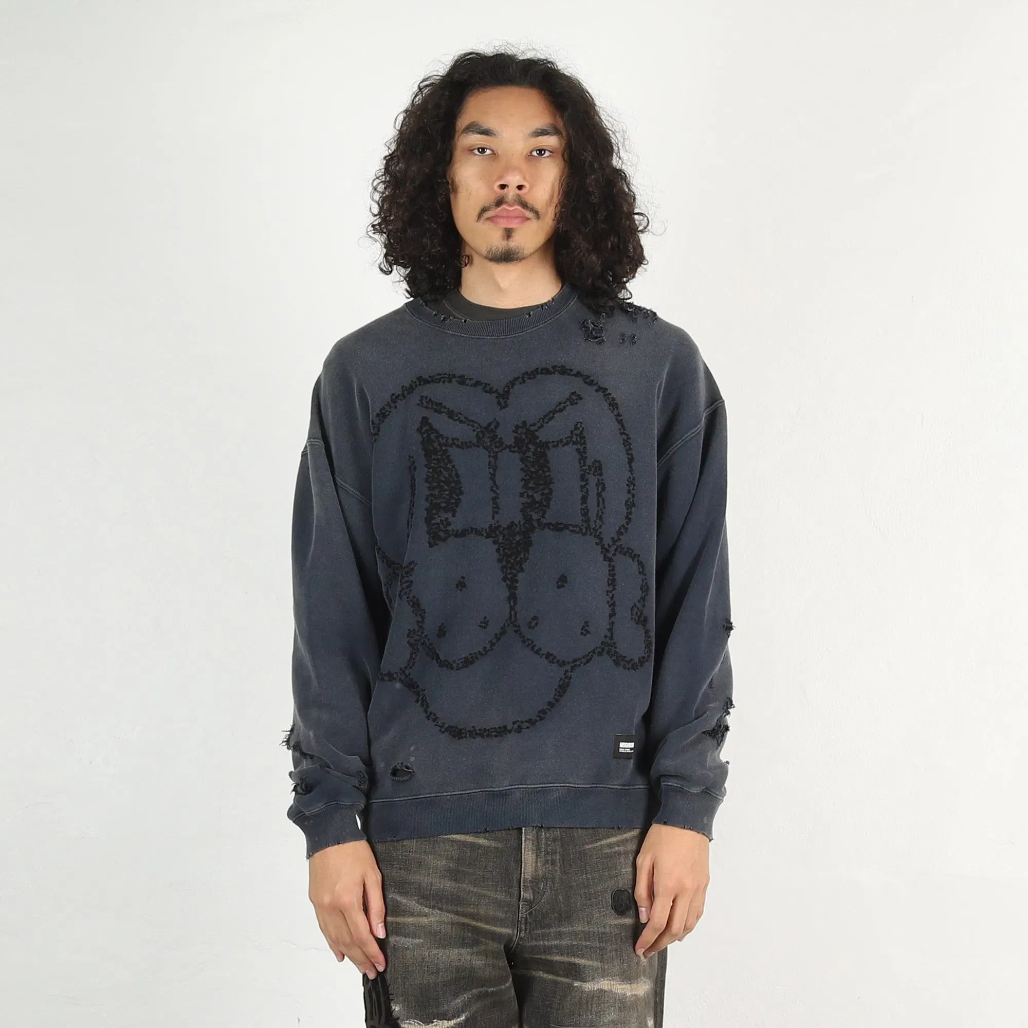 Neighborhood Chito Savage LS Sweatshirt - Black