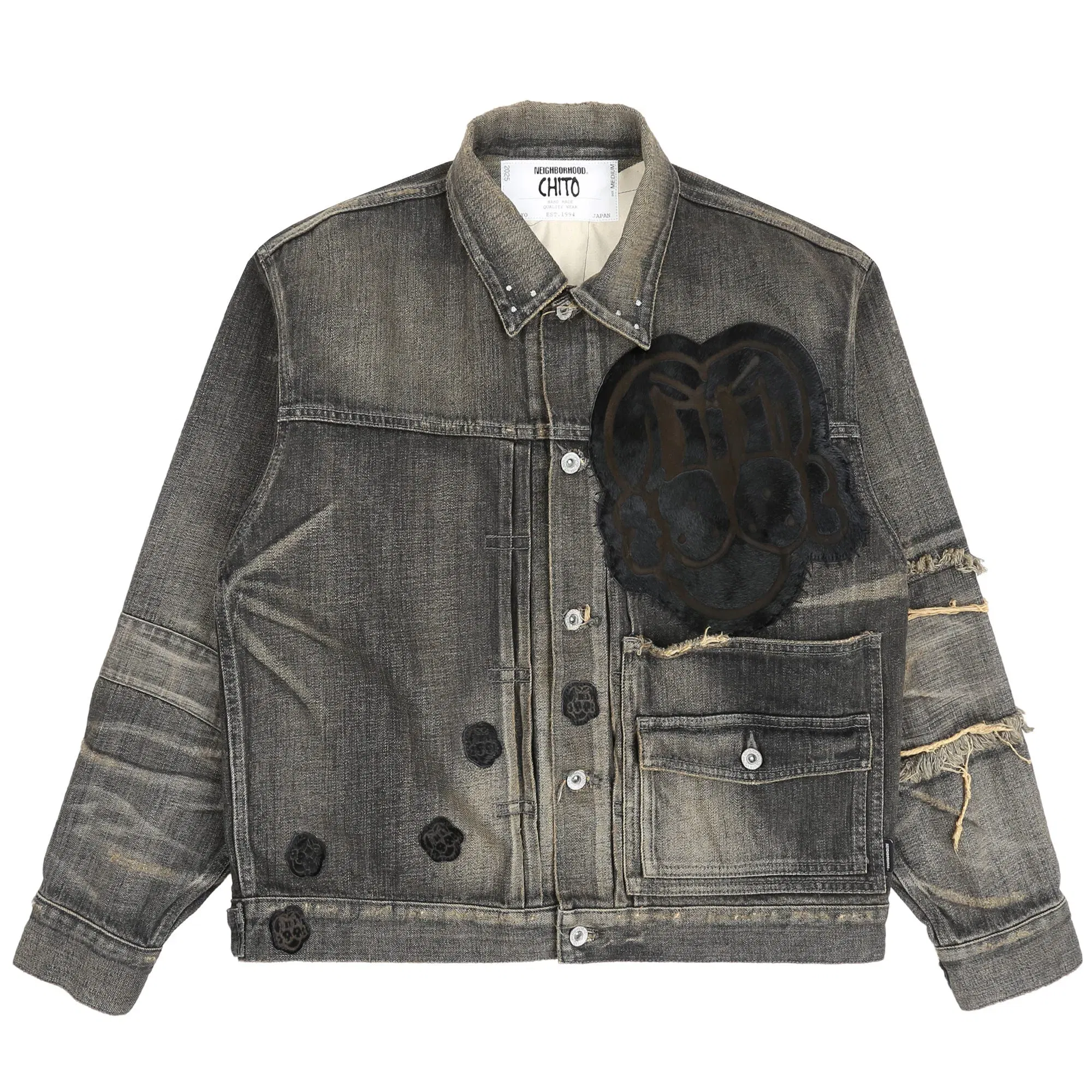 Neighborhood Chito Savage Denim Type-1 Jacket - Black