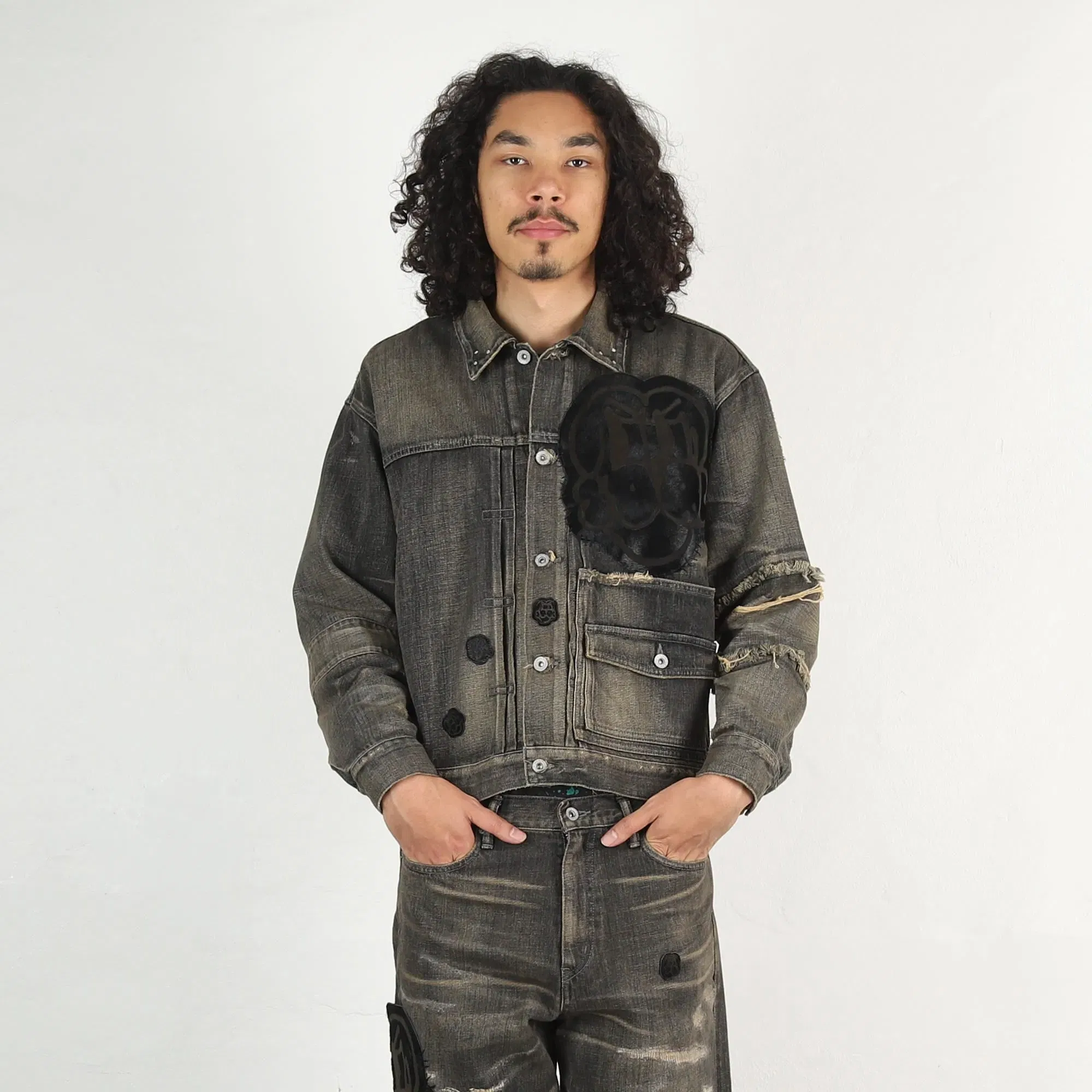 Neighborhood Chito Savage Denim Type-1 Jacket - Black