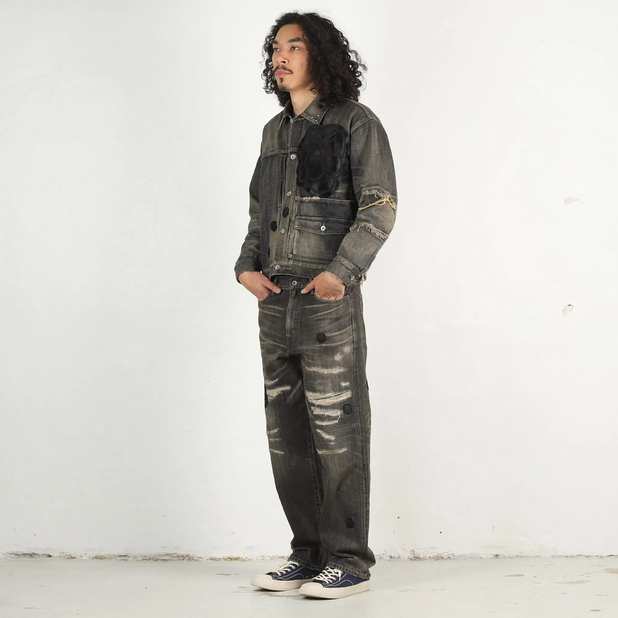 Neighborhood Chito Savage Denim Type-1 Jacket - Black