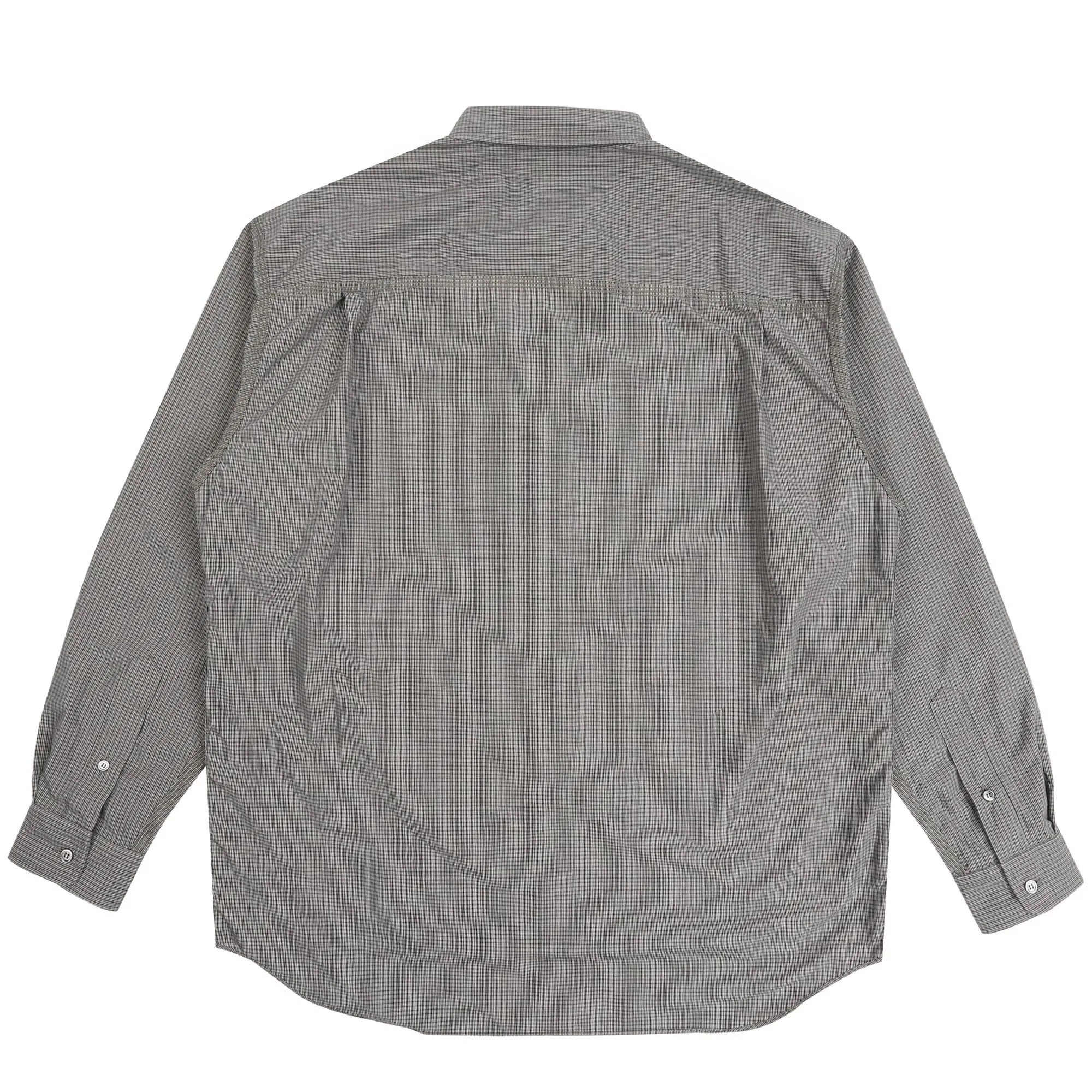 CDG HOMME Cotton Check Shirt - Brown