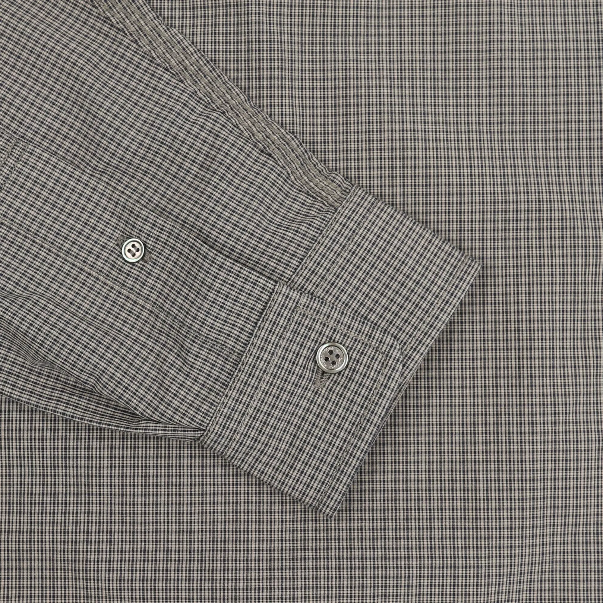 CDG HOMME Cotton Check Shirt - Brown