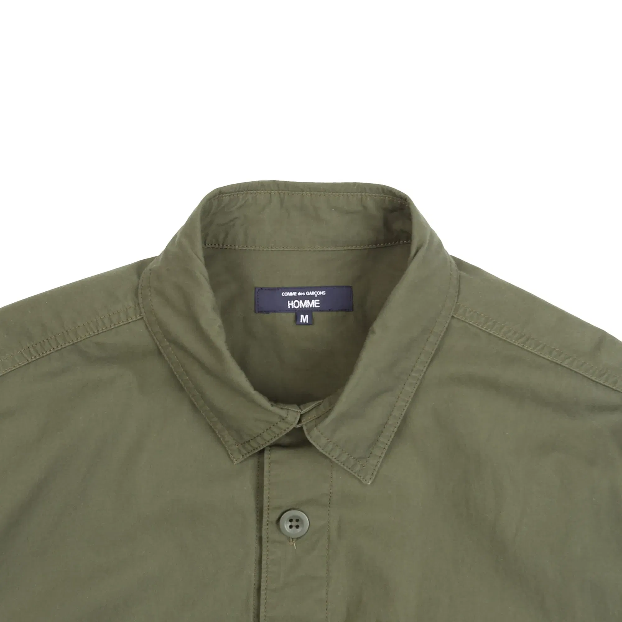 CDG HOMME Weather Garment Washed Shirt - Khaki