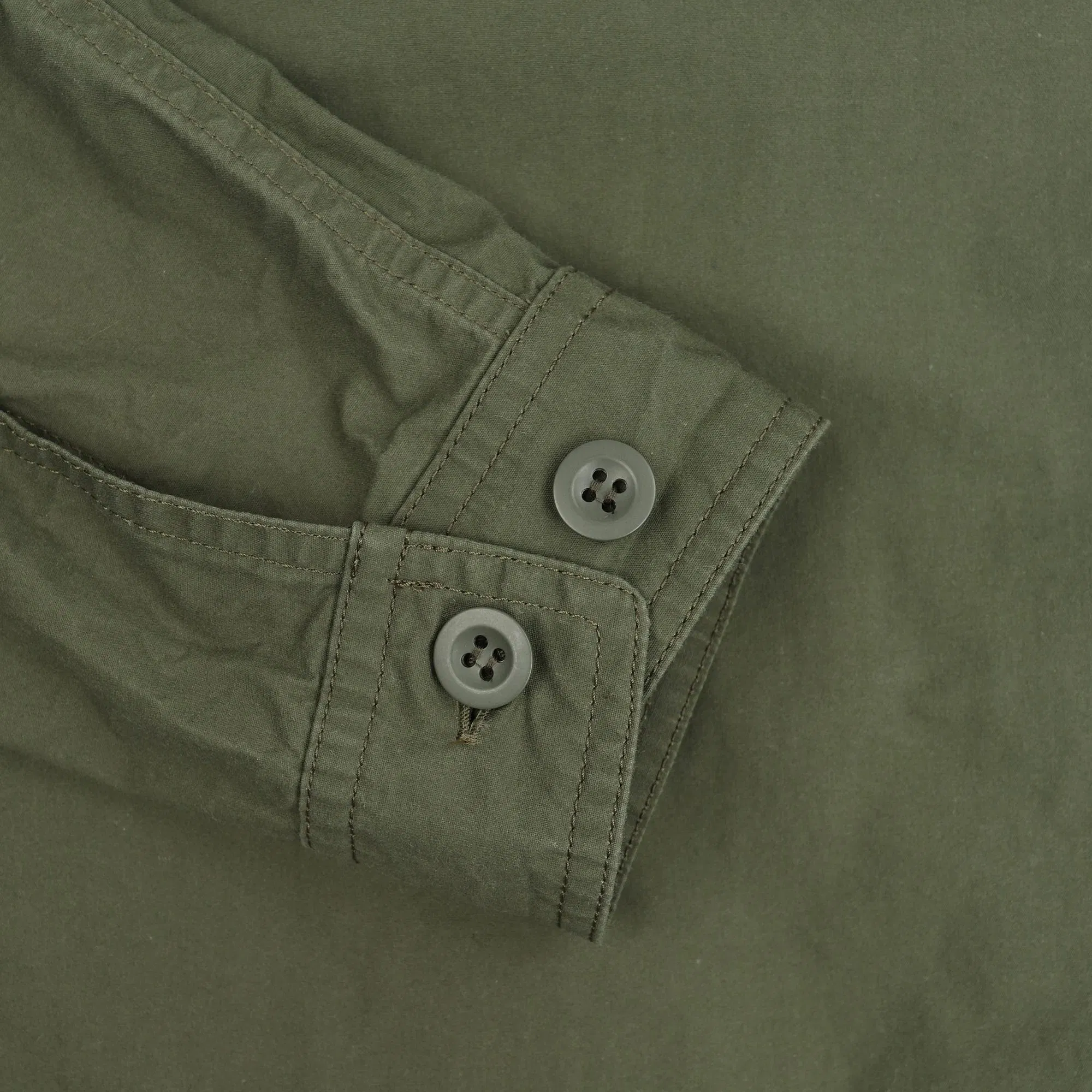 CDG HOMME Weather Garment Washed Shirt - Khaki