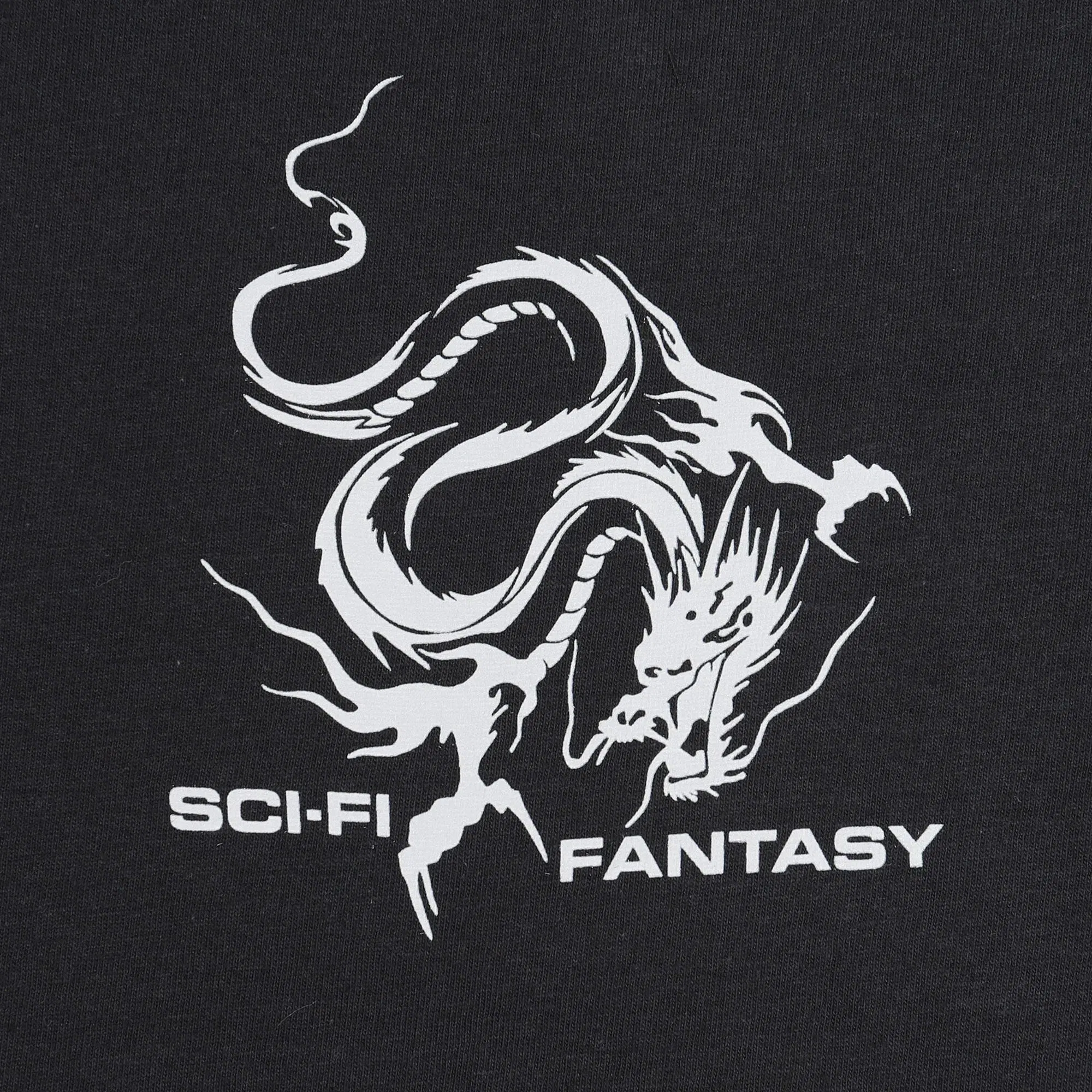 Sci-Fi Fantasy Dragon T-Shirt - Black