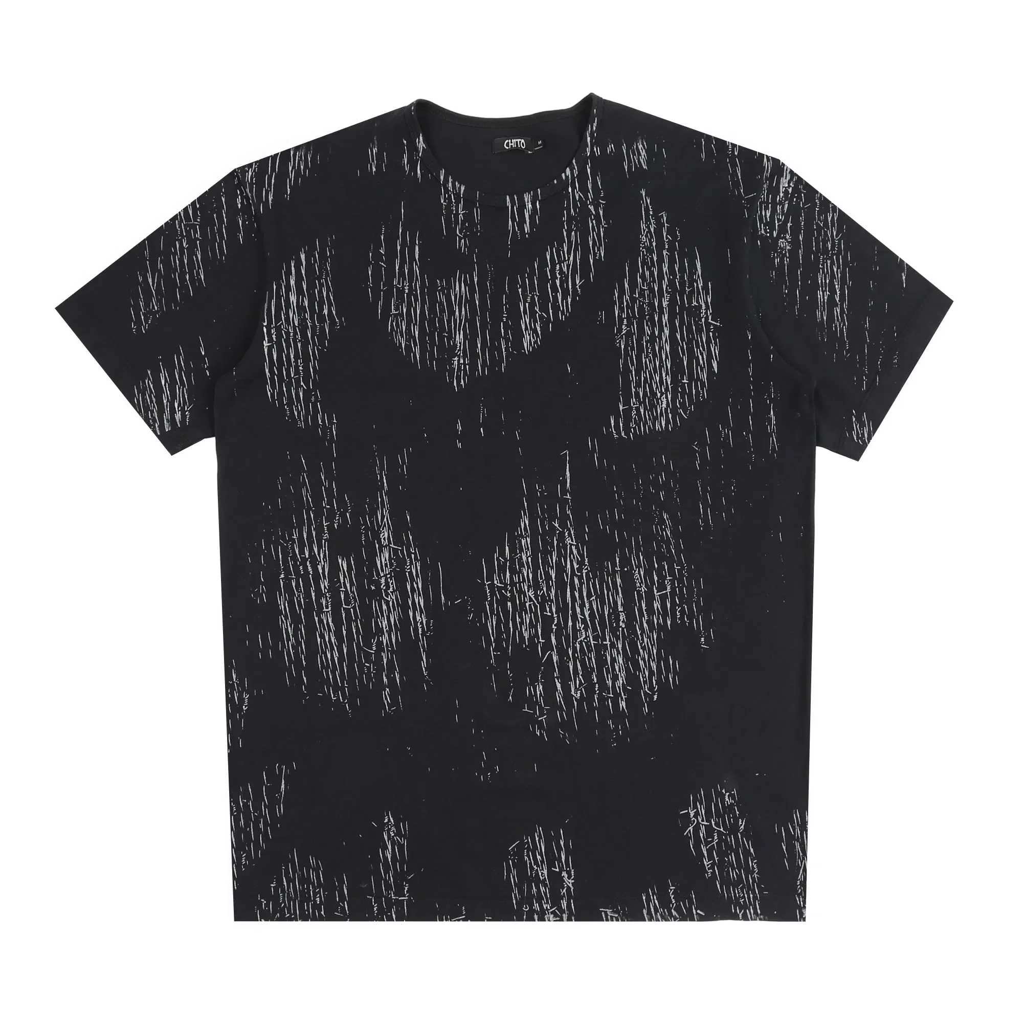 CHITO RO Allover SS T-Shirt - Black